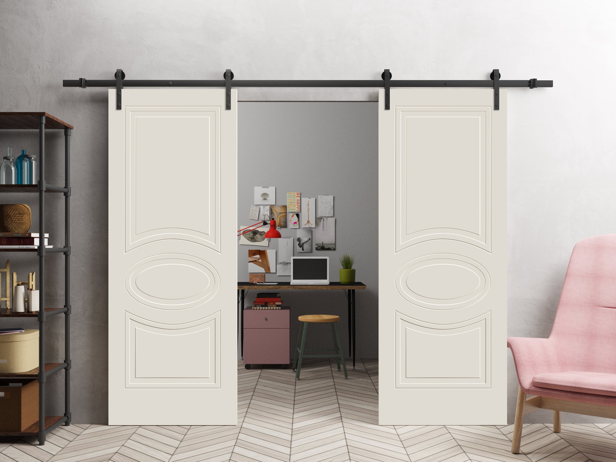 Mela 7001 Double Barn door view 2