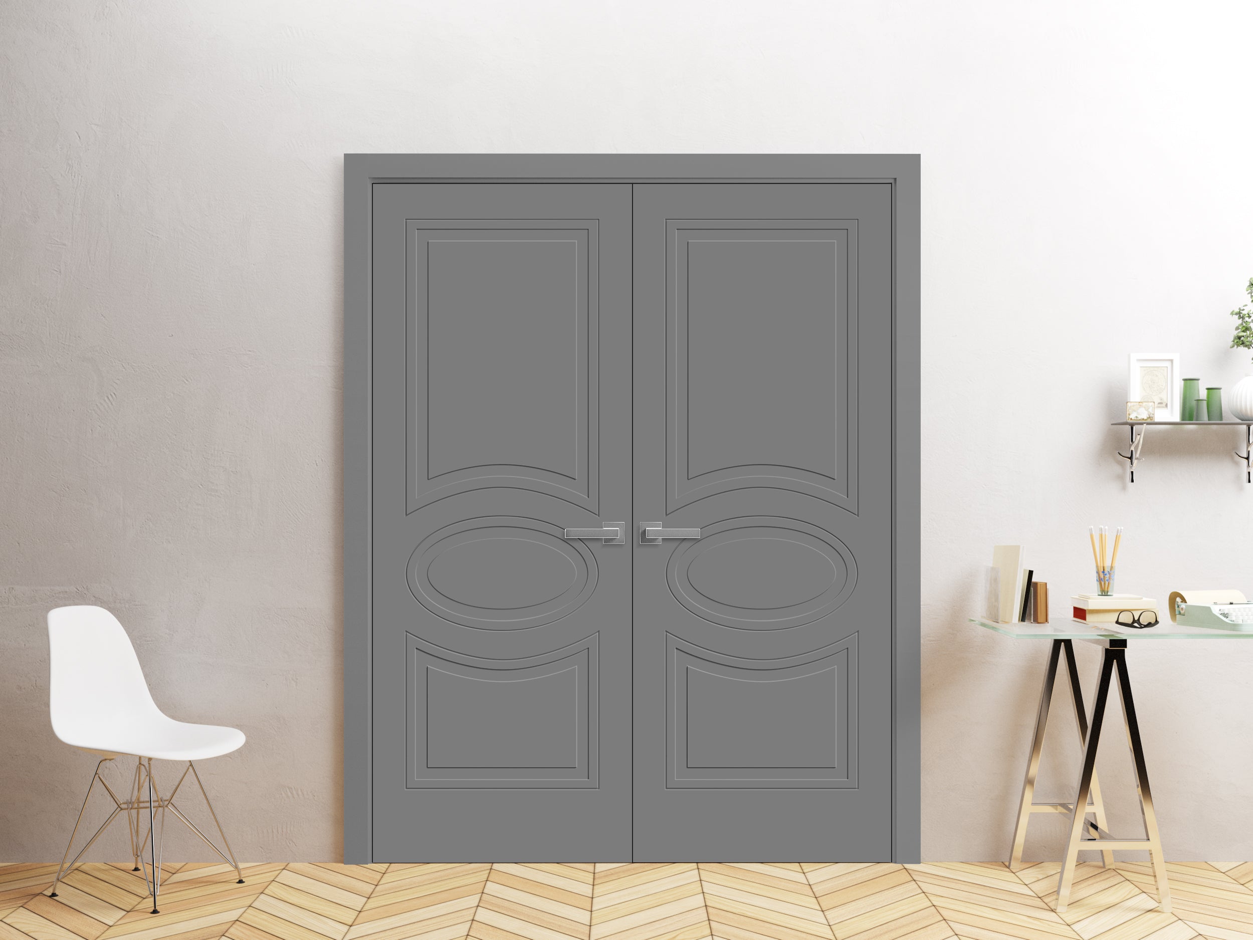 Mela 7001 Double French Swing door view 6