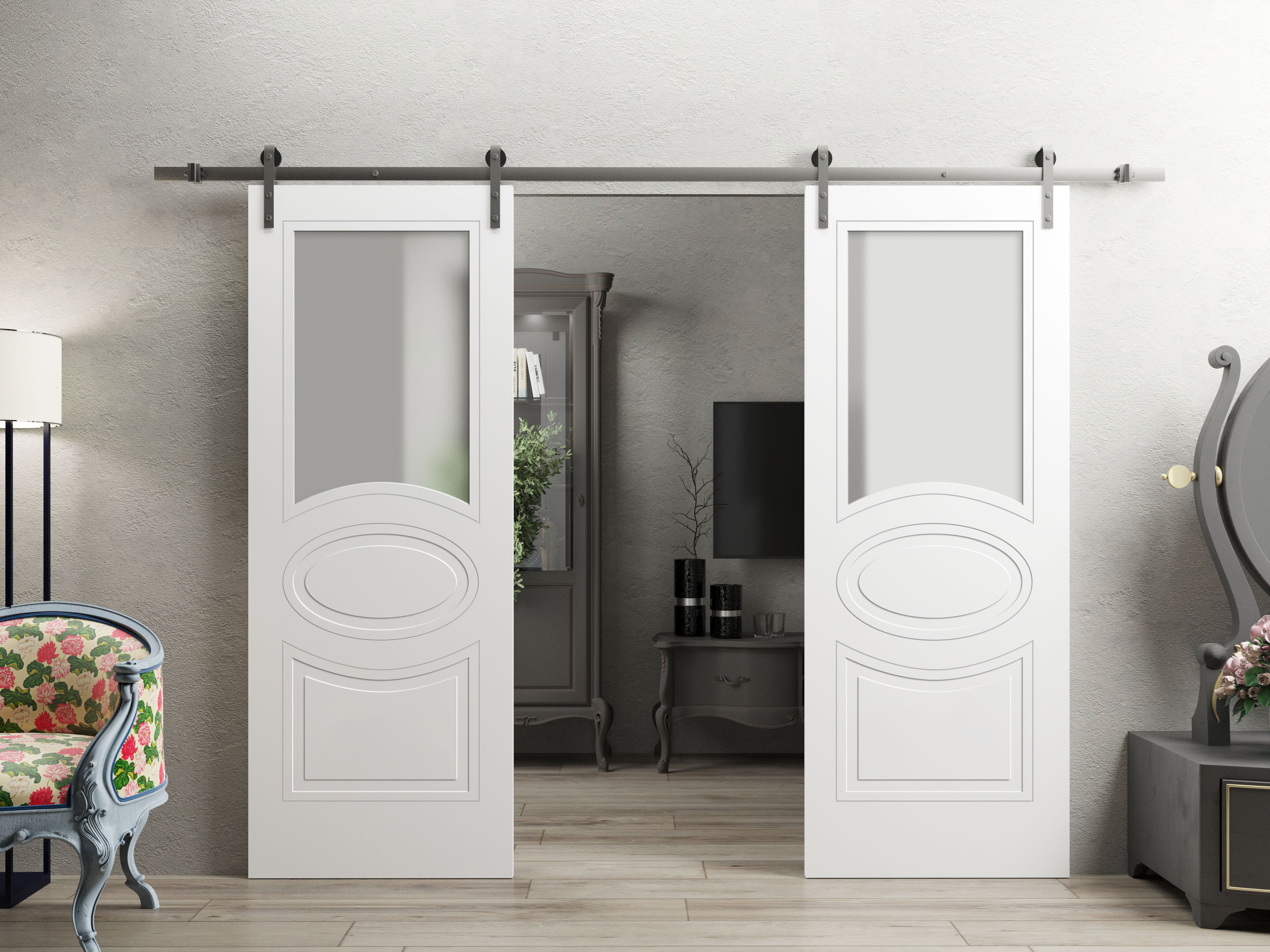 Mela 7012 Double Barn door view 2