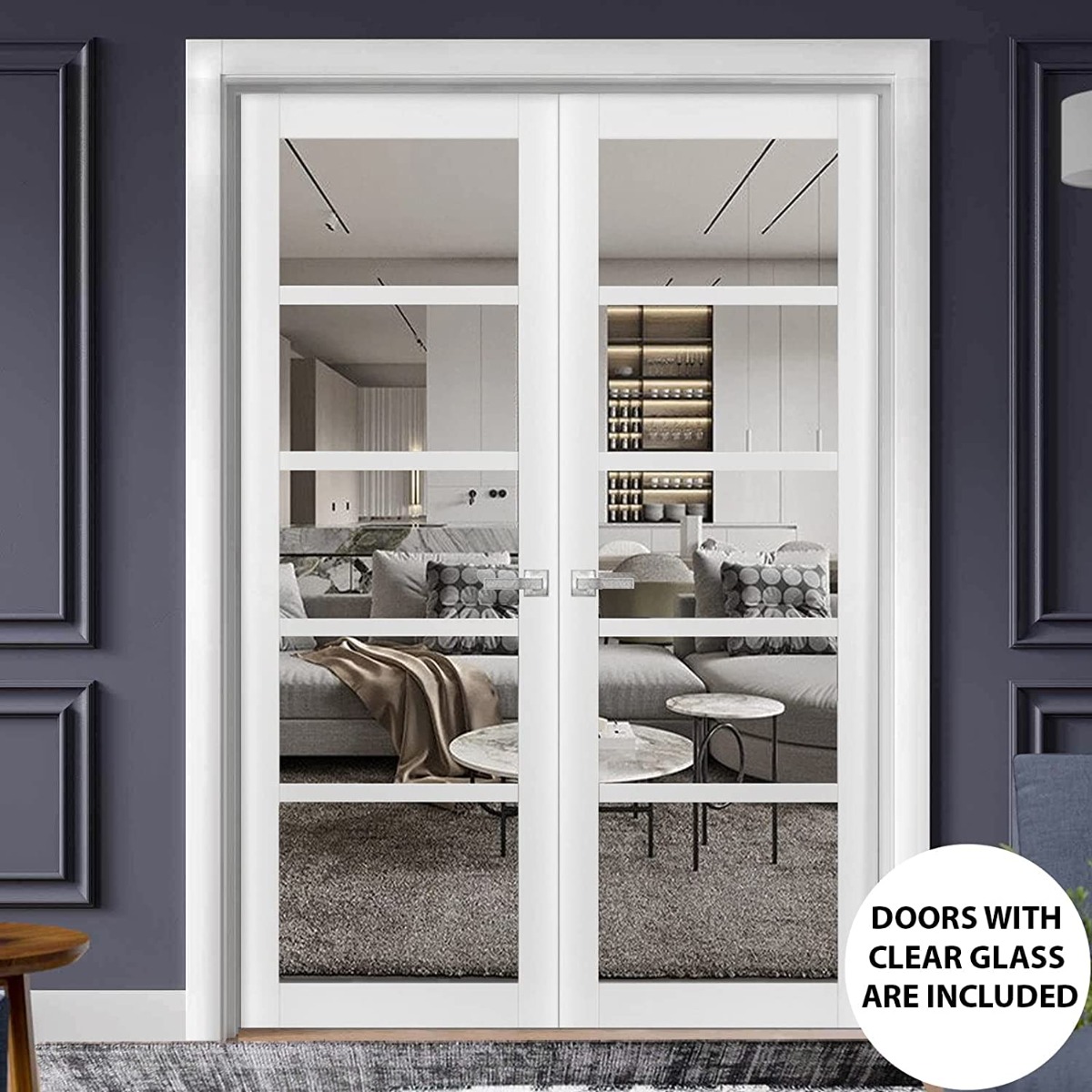 Quadro 4522 Double French Swing door view 6