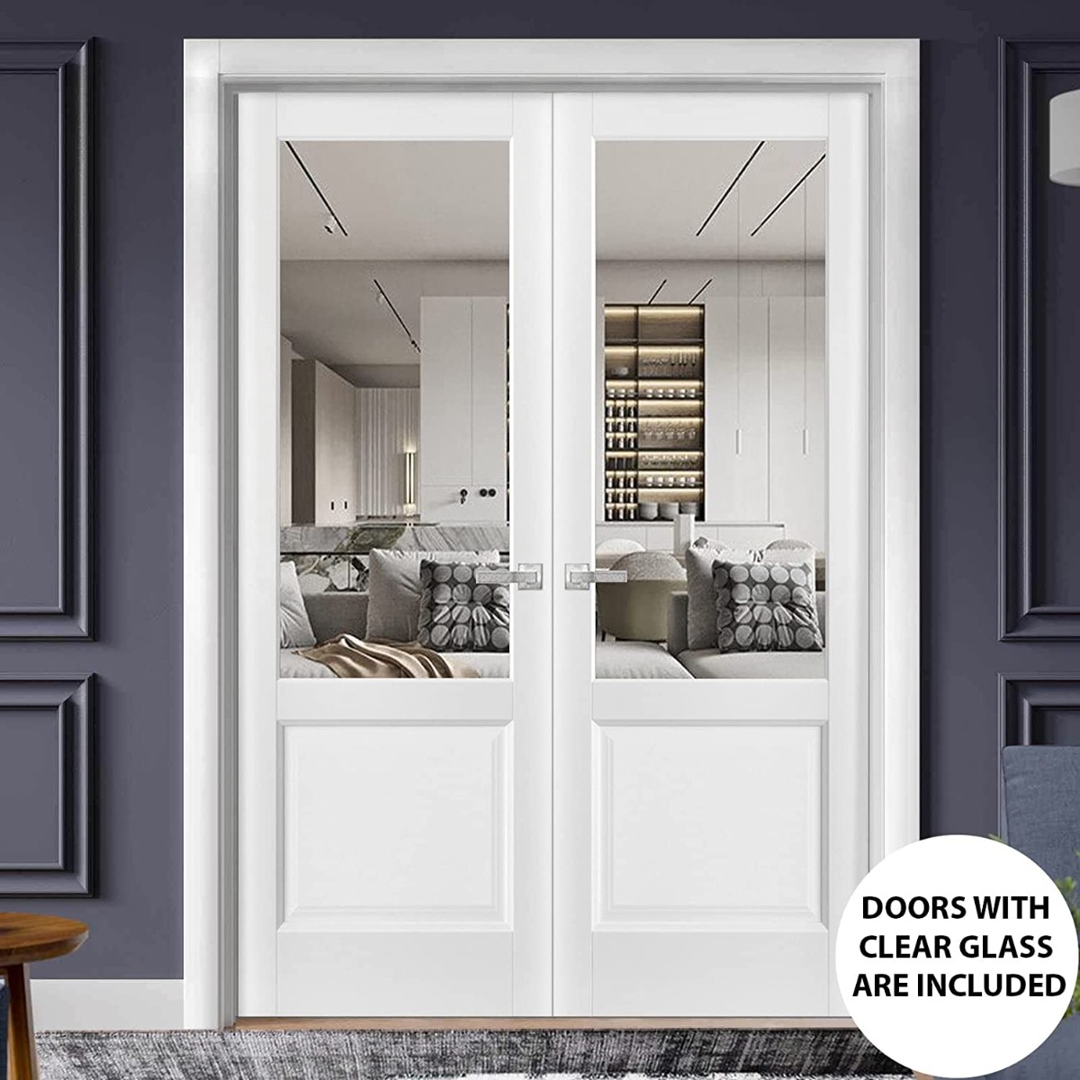 Lucia 1533 Double French Swing door view 2