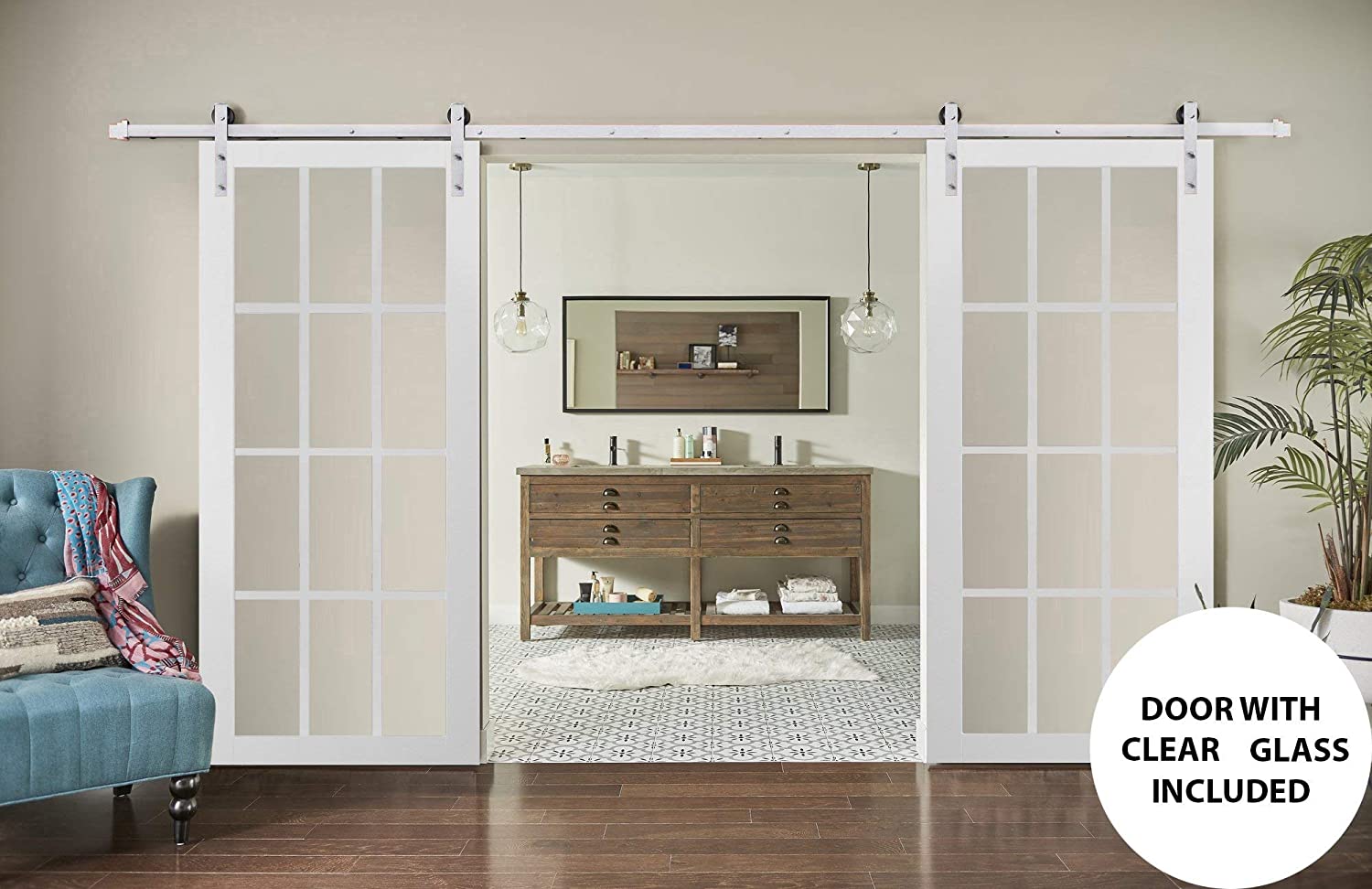 Felicia 3355 Double Barn door view 6