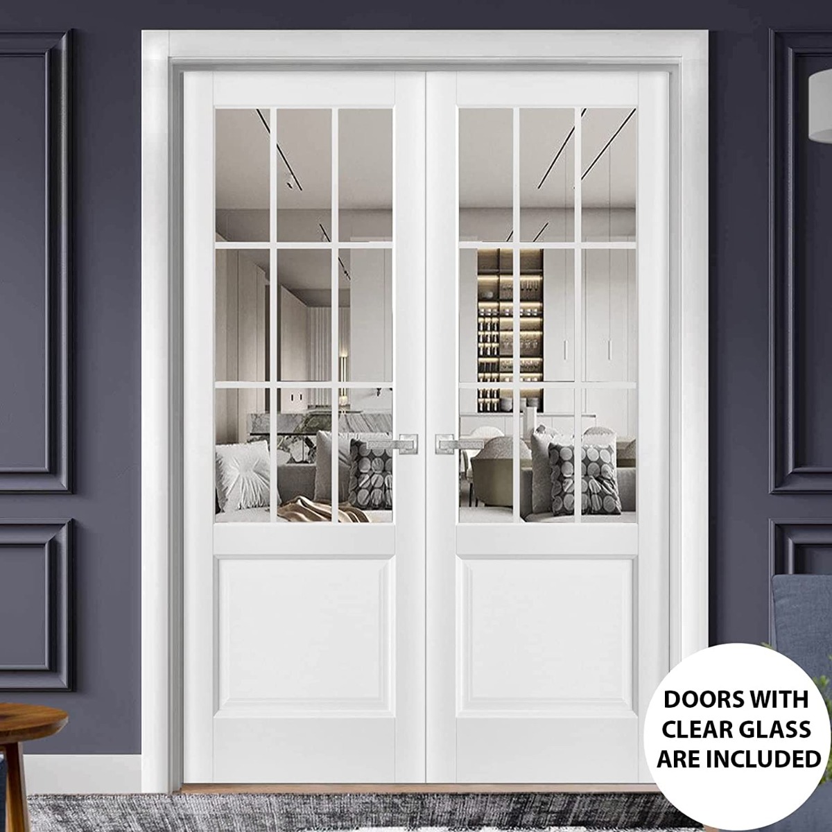 Felicia 3599 Double French Swing door view 3