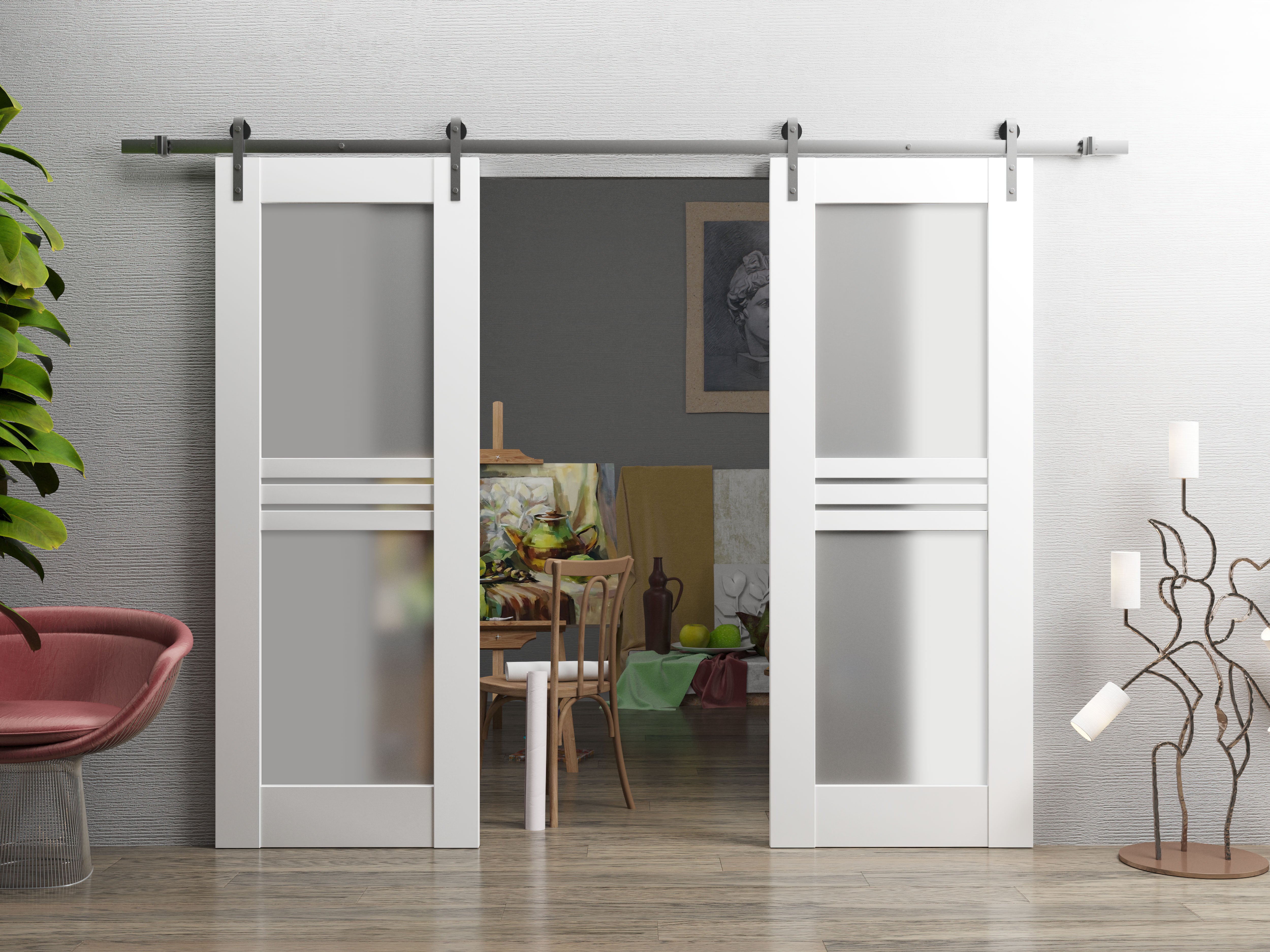 Mela 7222 Double Barn door view 2