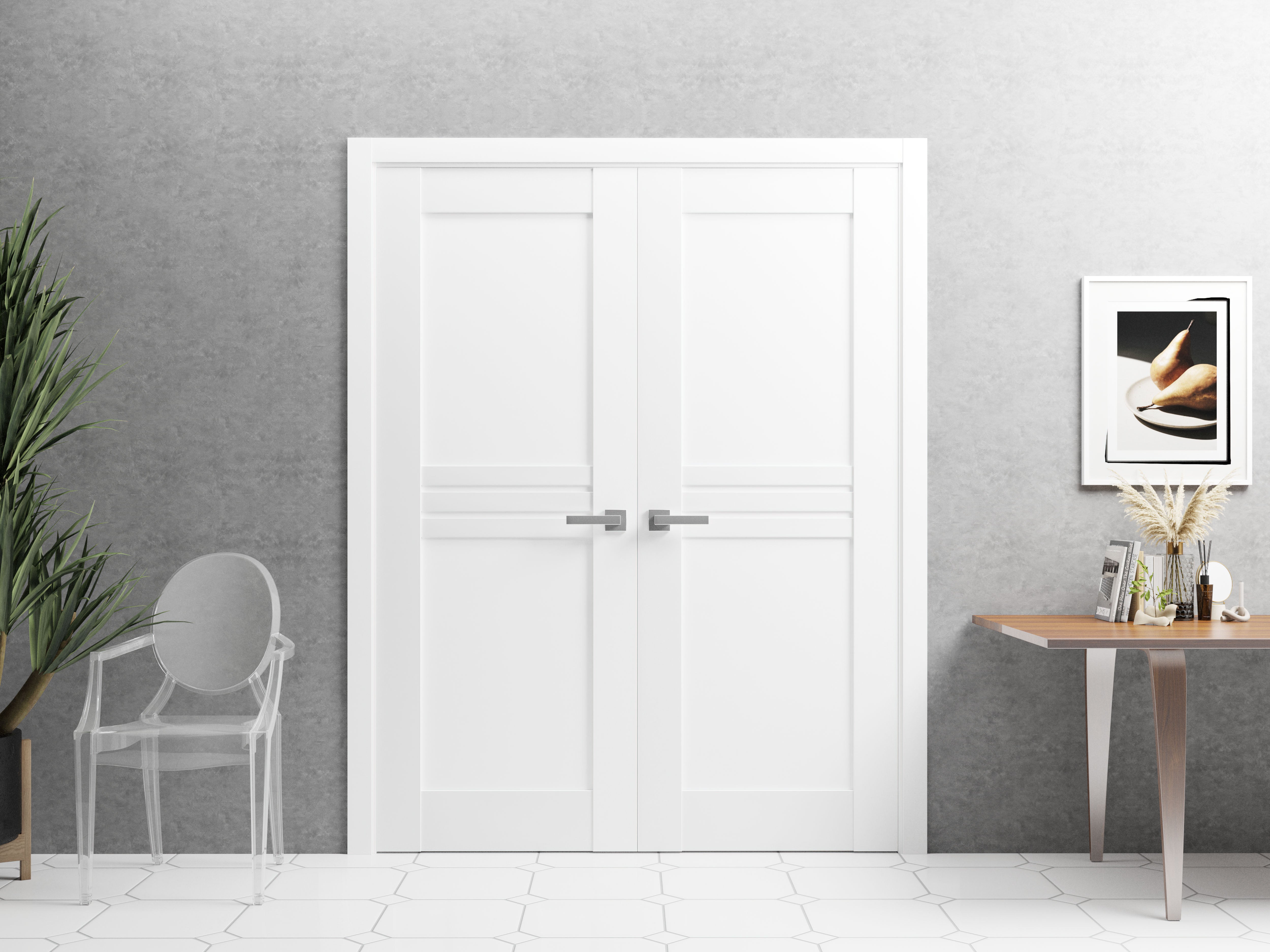 Mela 7444 Interior Slab door view 3