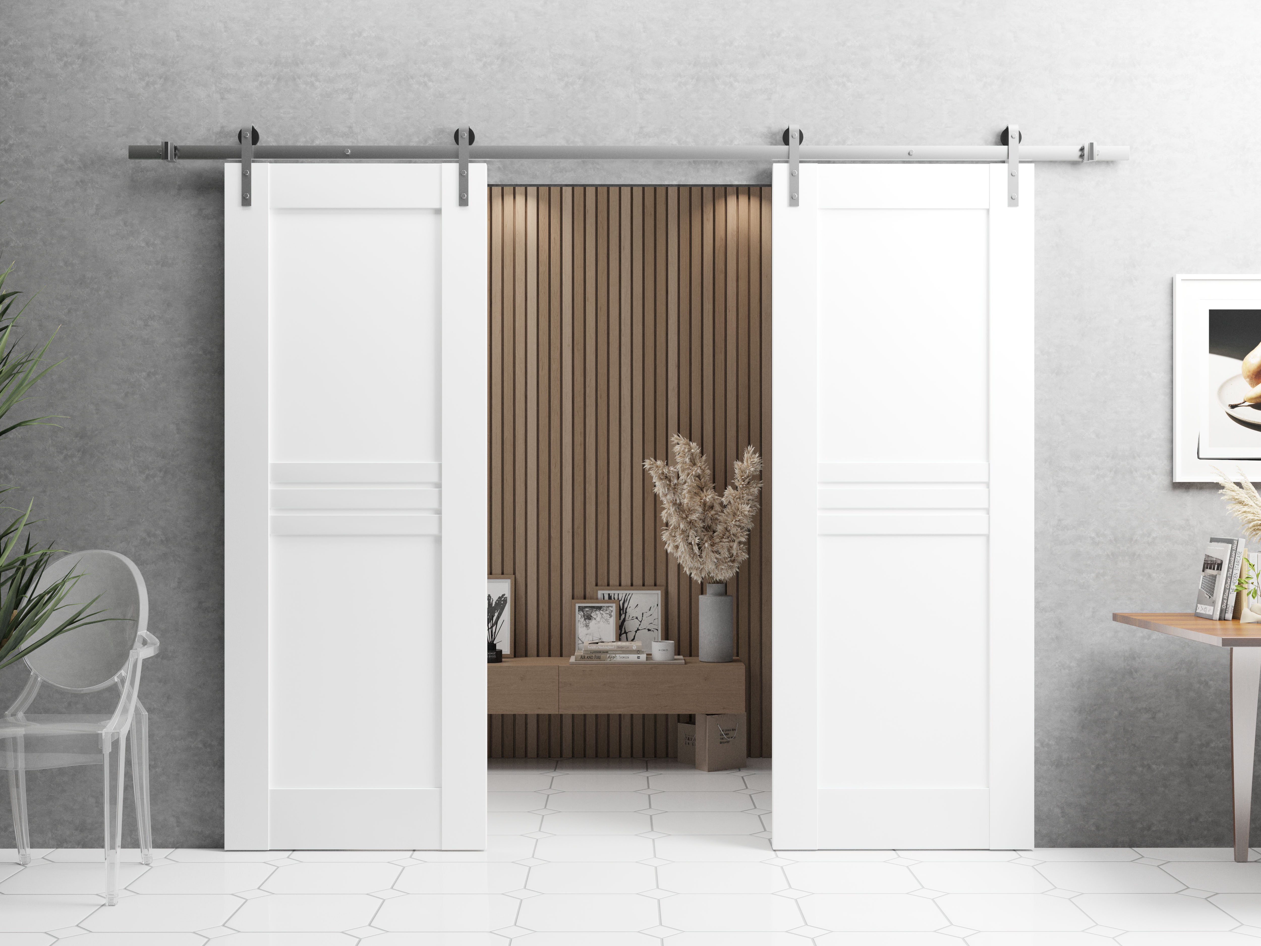 Mela 7444 Interior Slab door view 4
