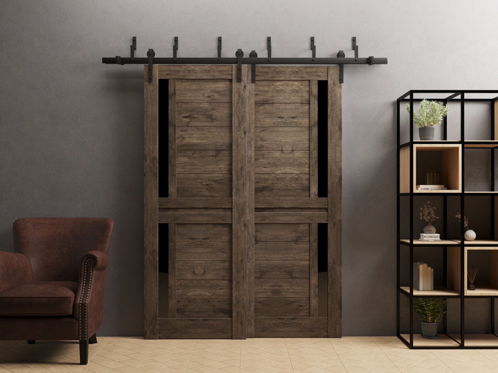 Model 7588 Interior Slab door view 3