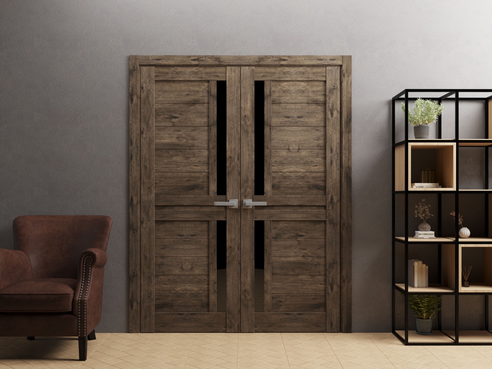 Model 7588 Interior Slab door view 4
