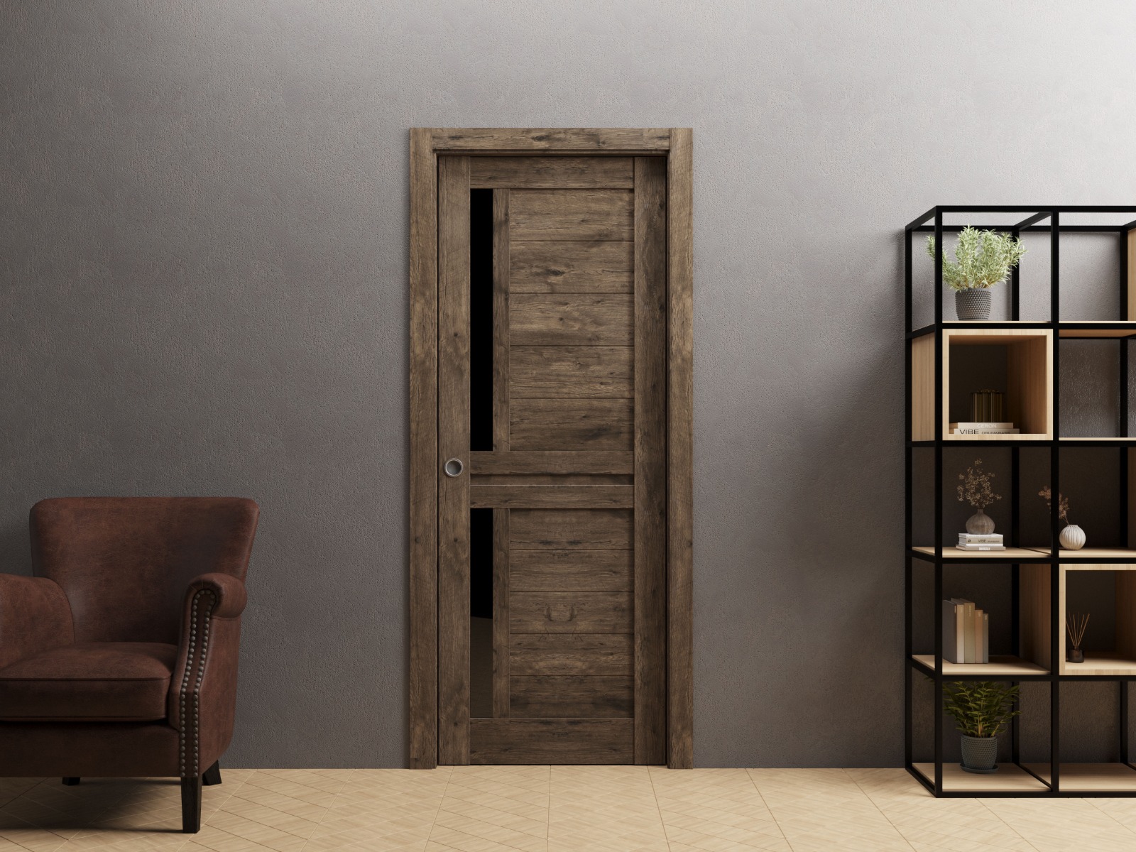 Model 7588 Interior Slab door view 2