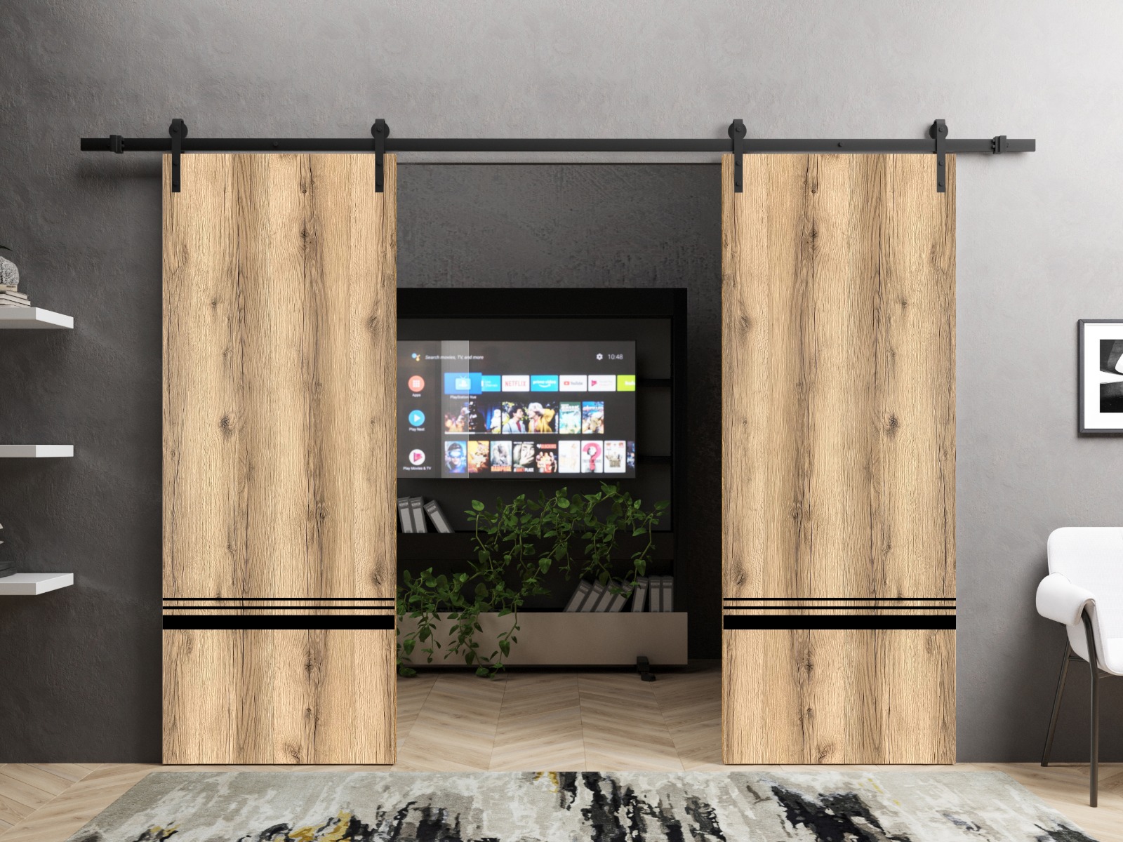 Planum 0012 Double Barn door view 6