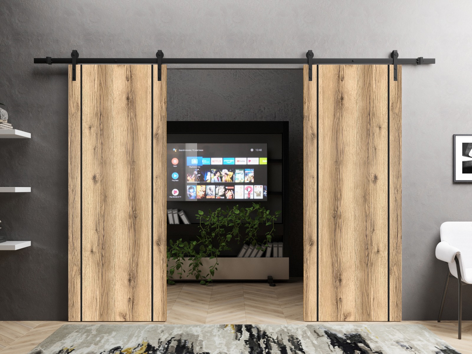 Planum 0017 Double Barn door view 6