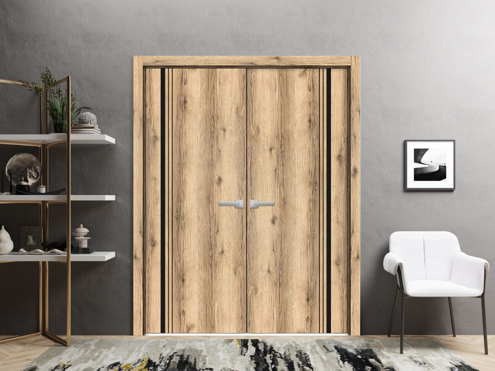 Planum 0011 Double French Swing door view 6