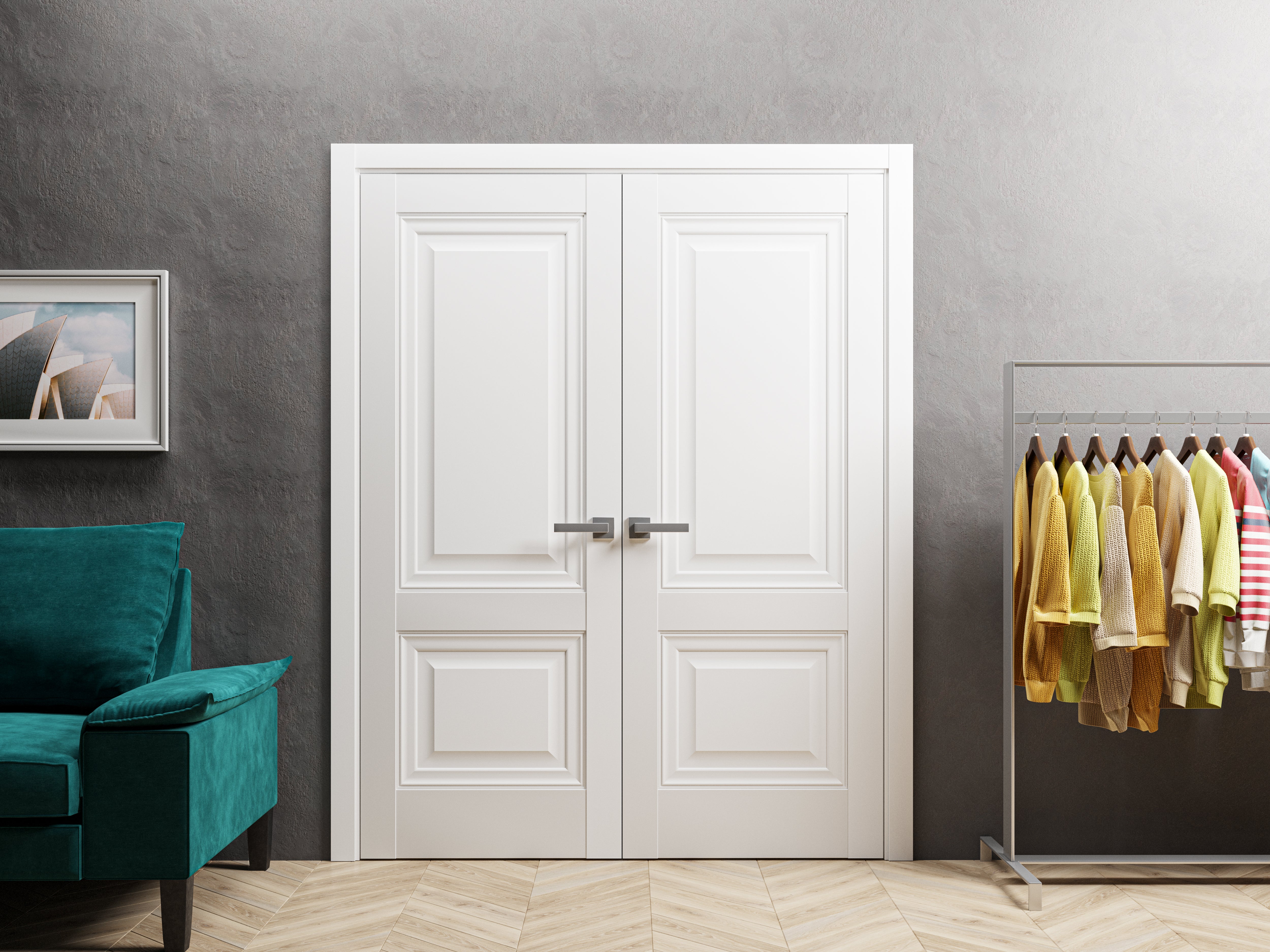 Lucia 8831 Double French Swing door — Doors Near Me, Los Angeles