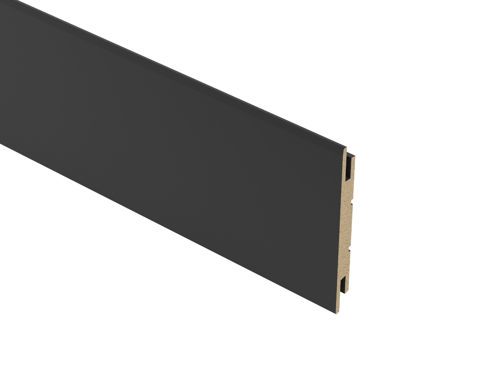 Door Frame Extension for Interior Doors, Nordic White, 4" wide, Up to 84x84" Doors Black Matte