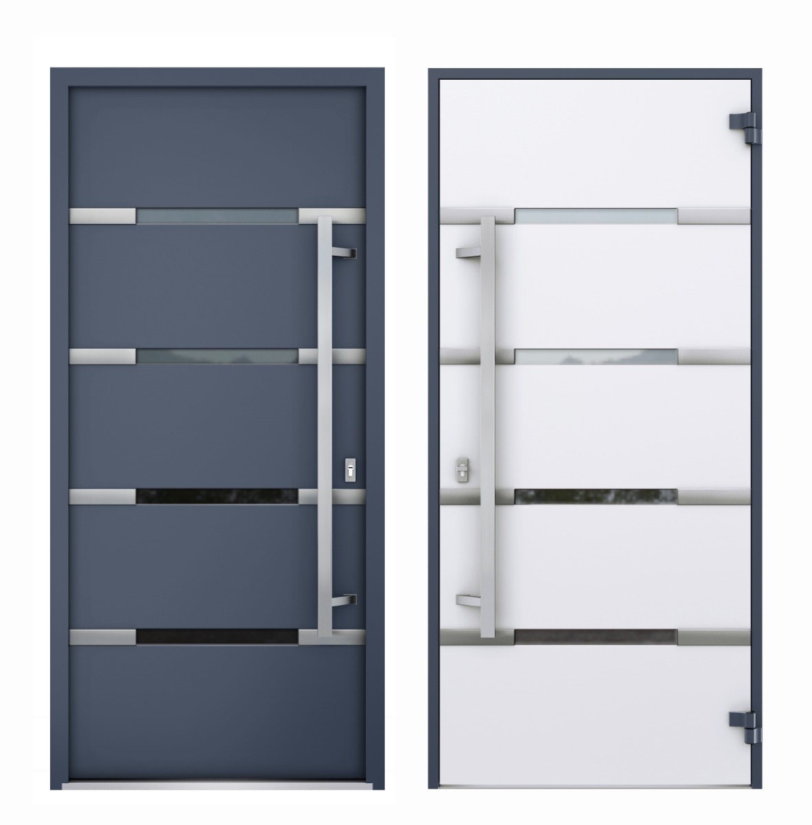 Deux 1105 Exterior Aluminum door view 8