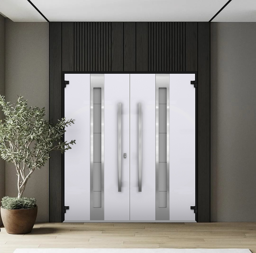 Deux 1744 Exterior Aluminum Double door view 4