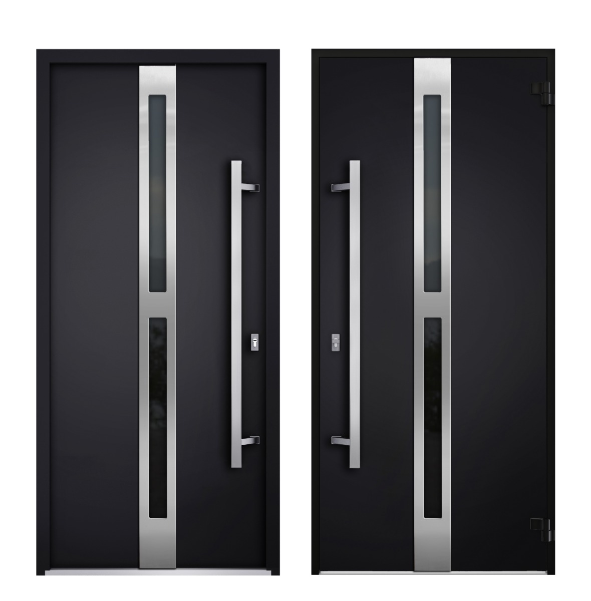 Deux 1755 Exterior Aluminum door view 4