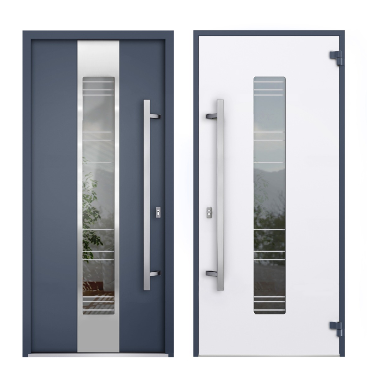 Deux 5755 Exterior Aluminum door view 4