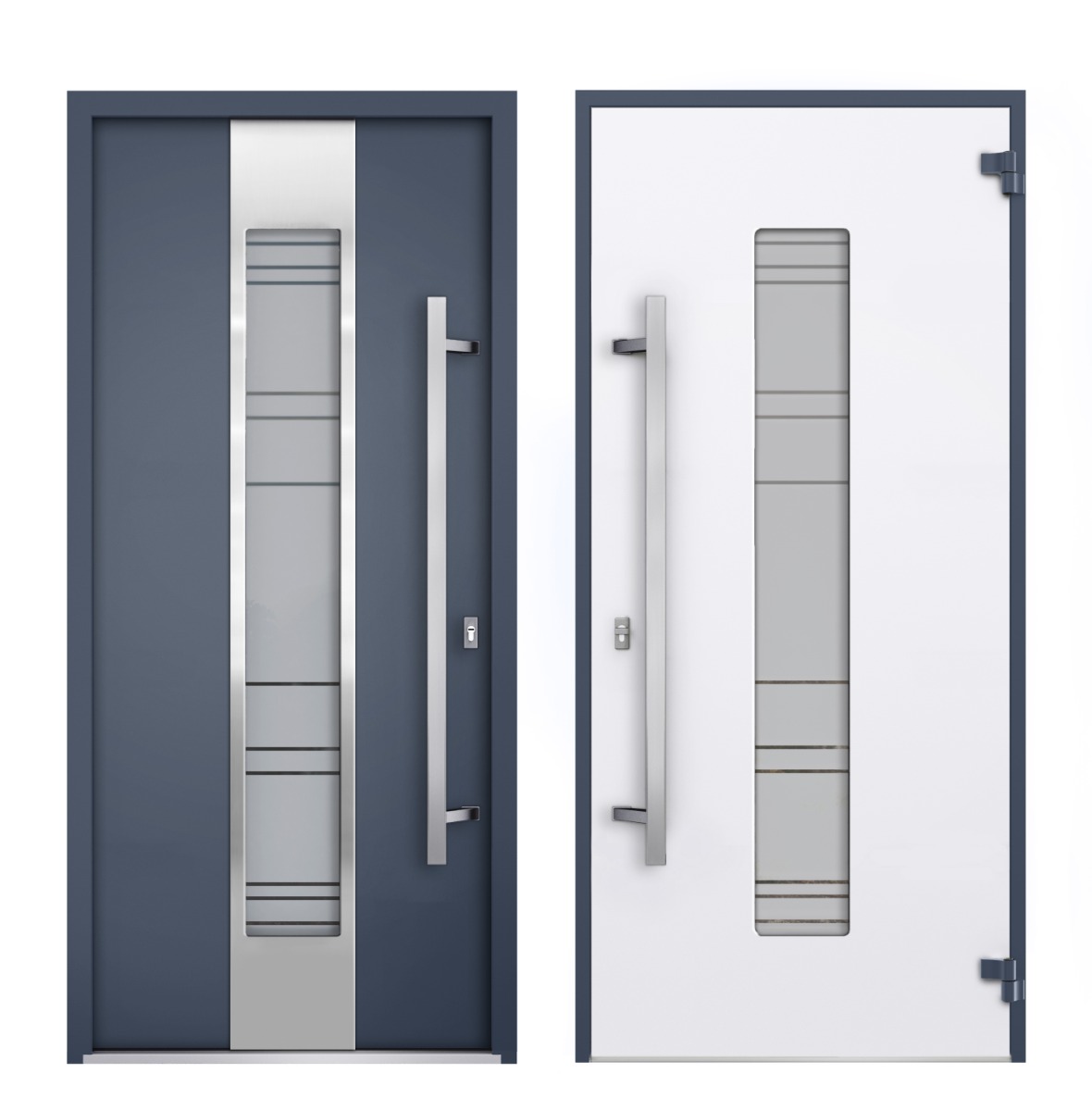 Deux 0757 Exterior Aluminum door view 4