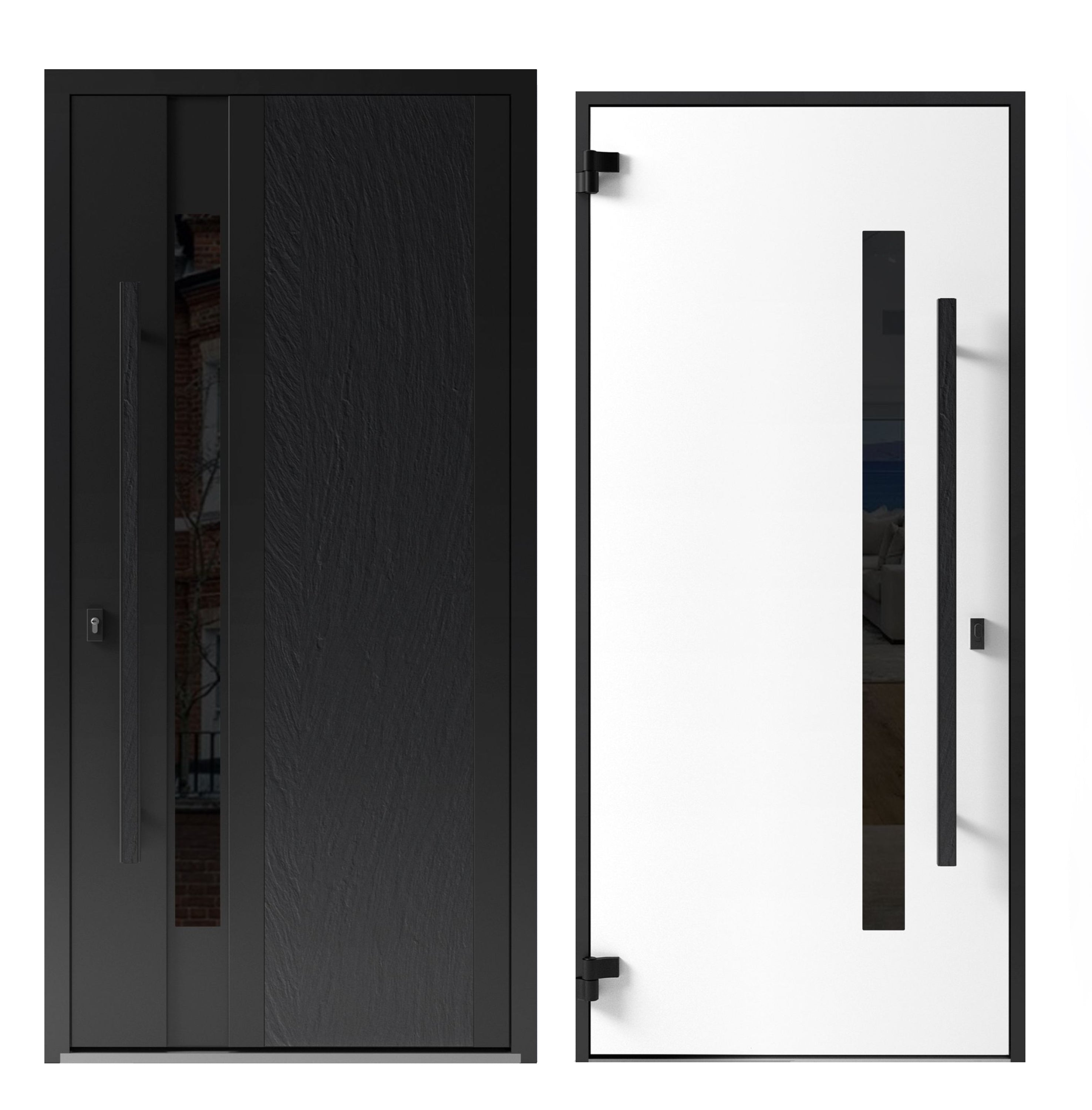 Dekton 0163 Exterior Aluminum door view 3