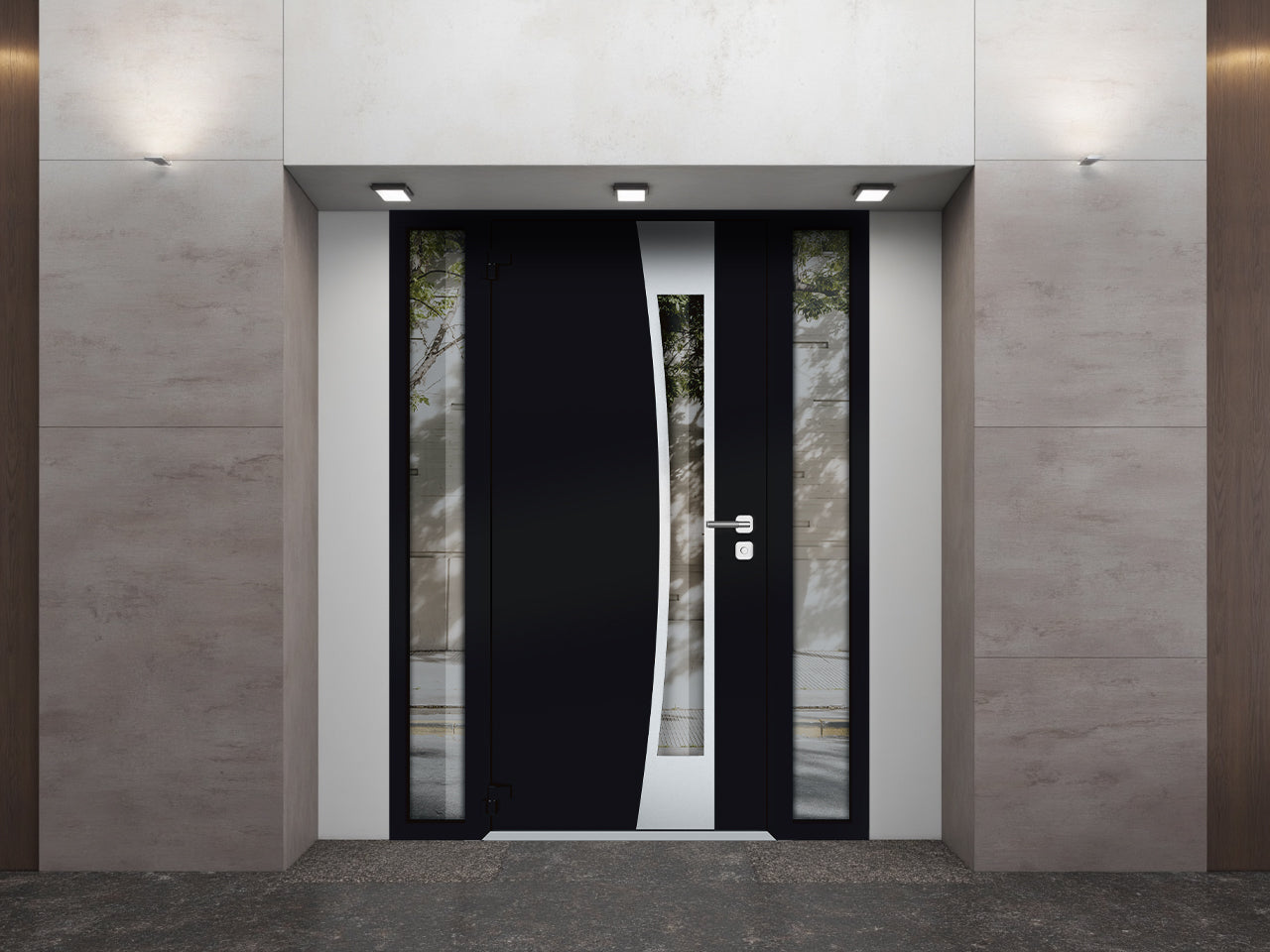 Cynex 6116 Exterior Aluminum door view 4