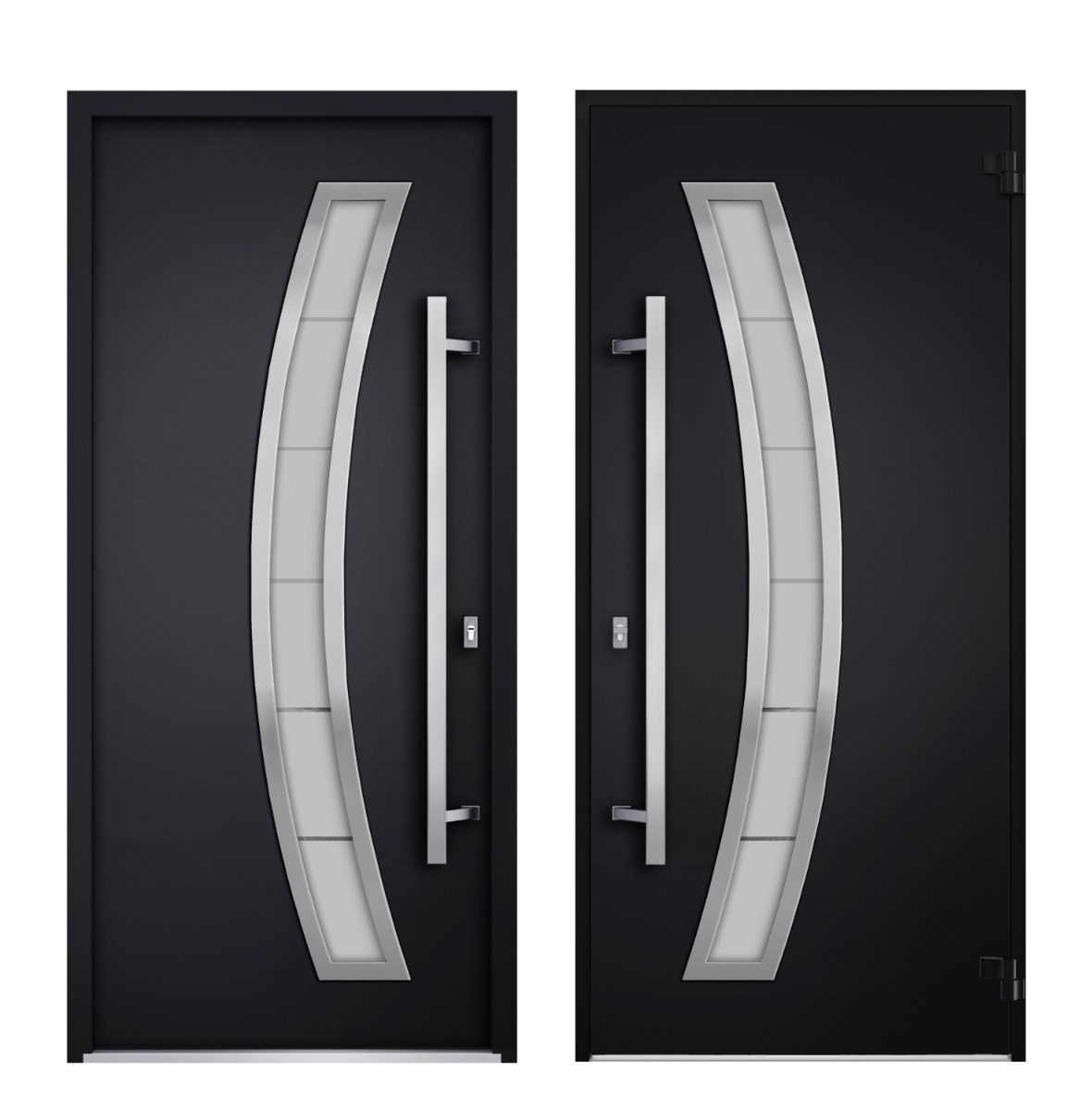 Deux 6500 Exterior Aluminum door view 4