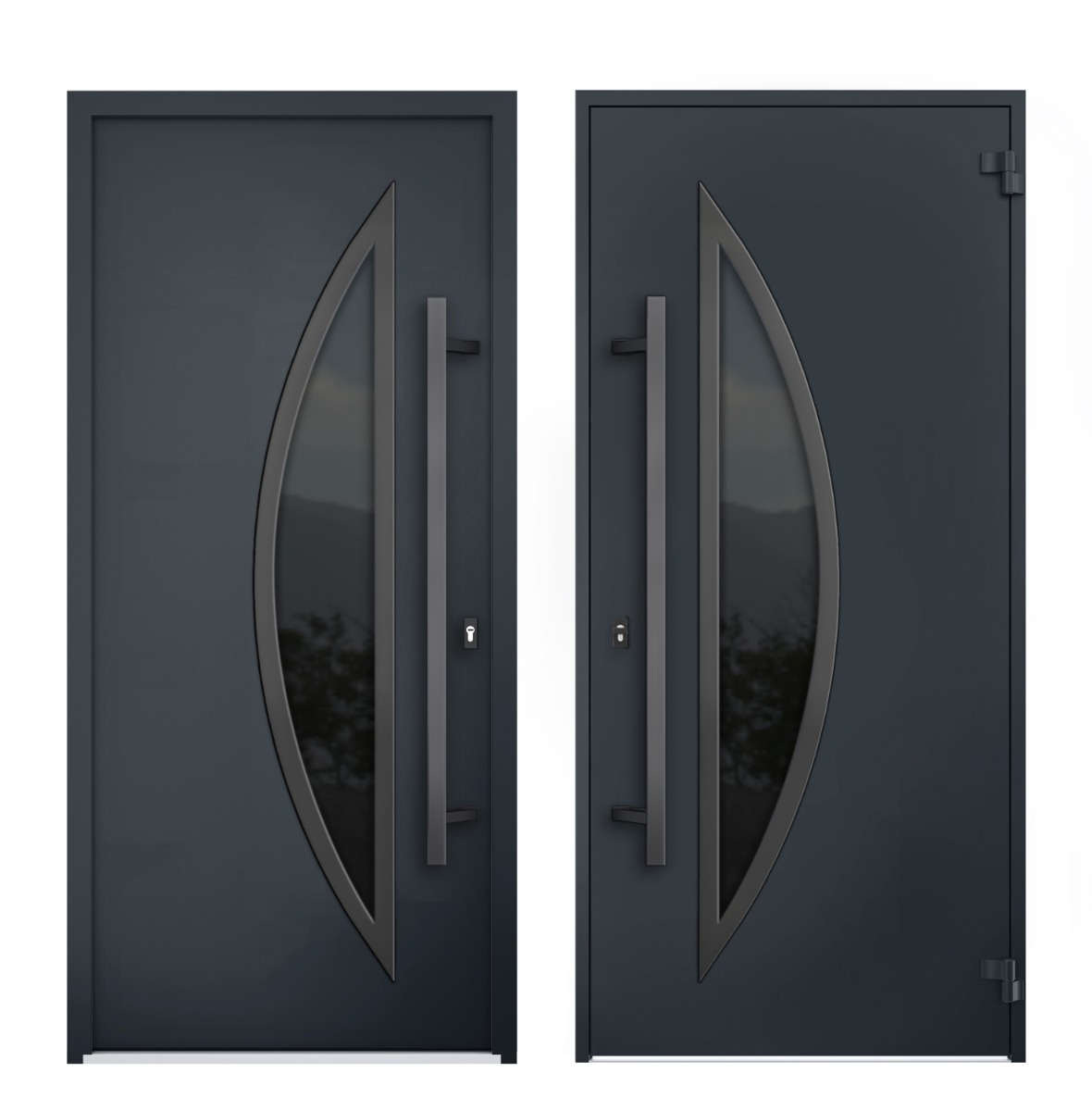 Deux 6501 Exterior Aluminum door view 4