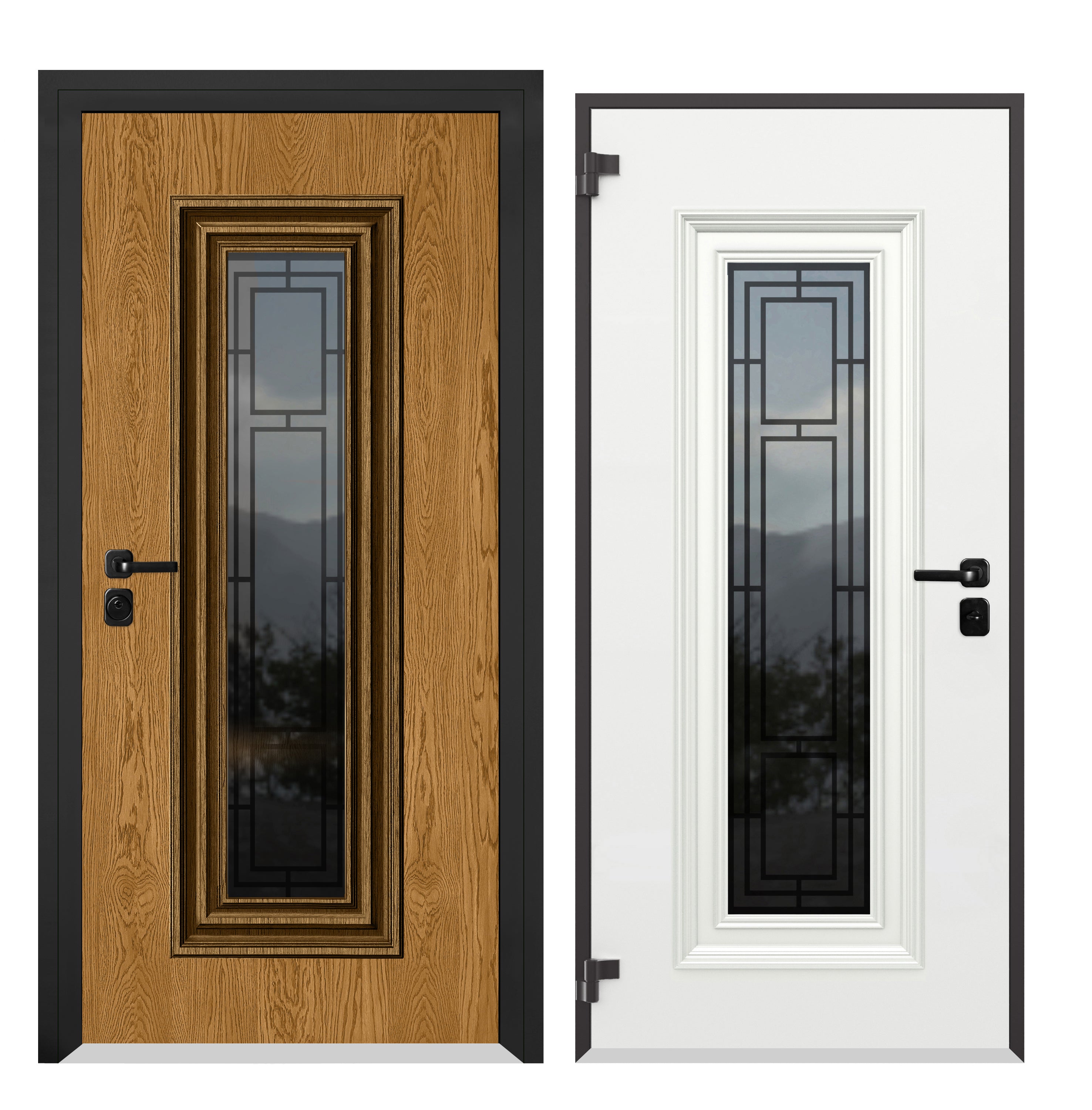 Model 6644 Exterior Aluminum door view 4
