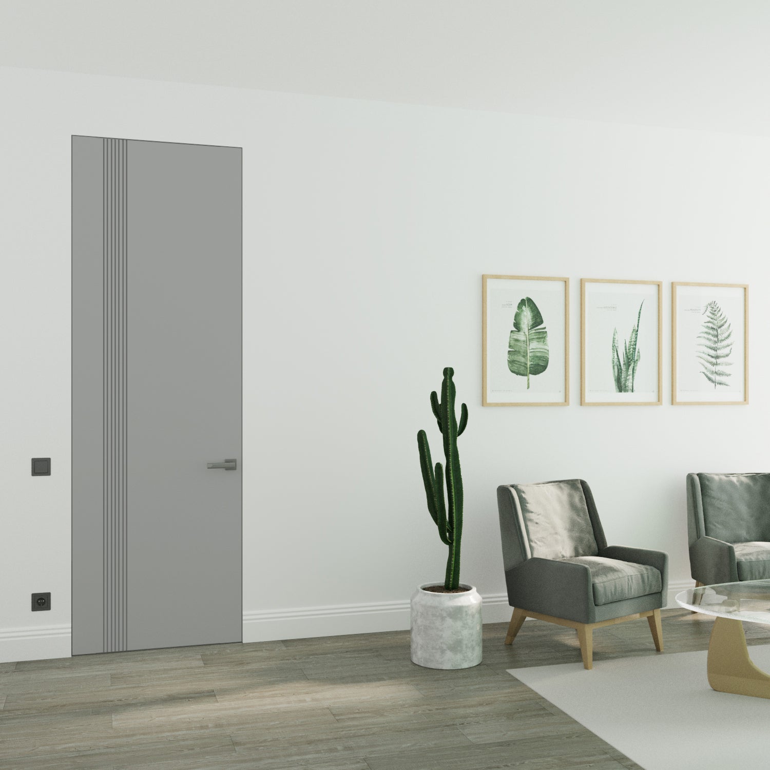 Basic 0111 Frameless door view 2