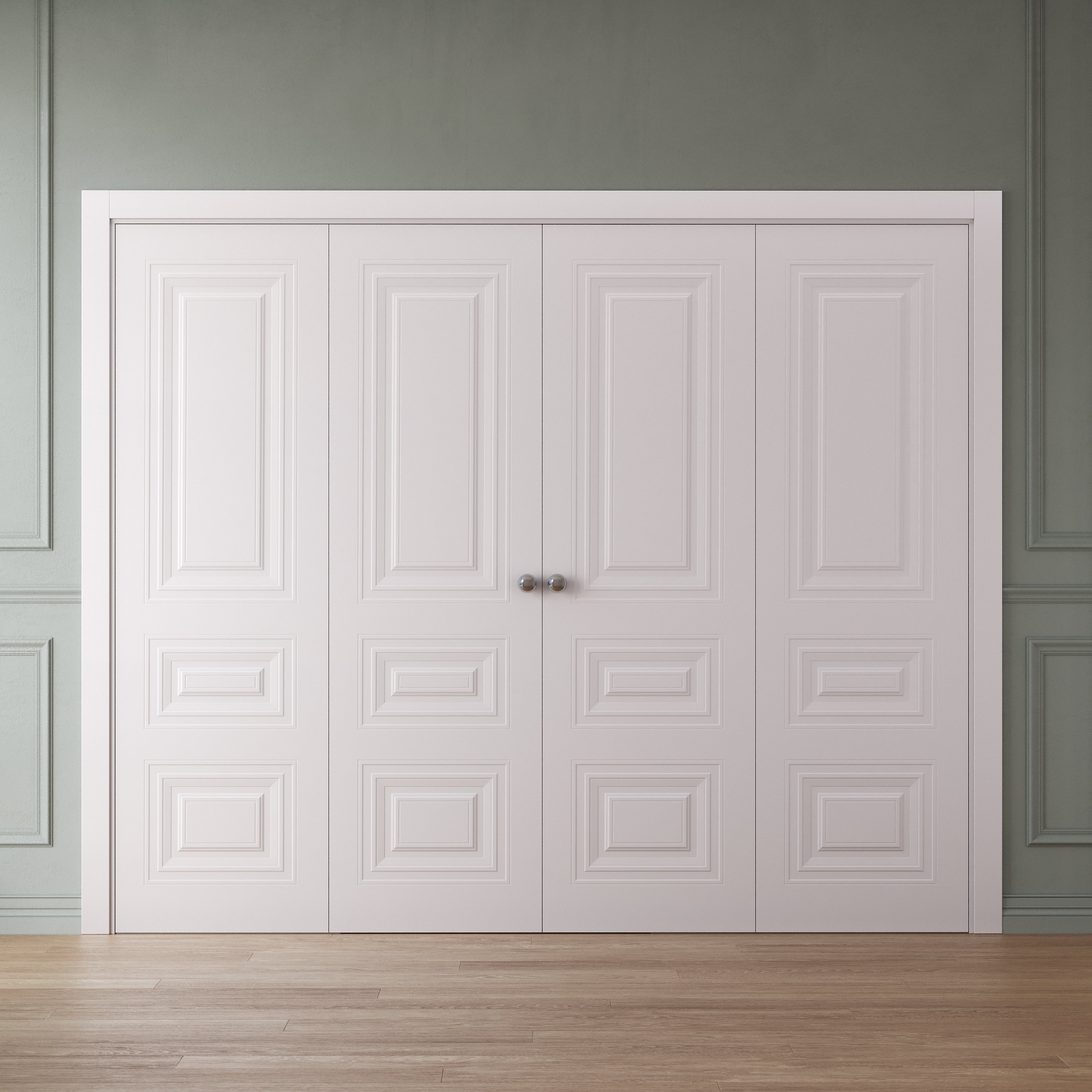 Basic 9233 Double Bi-Fold door view 2