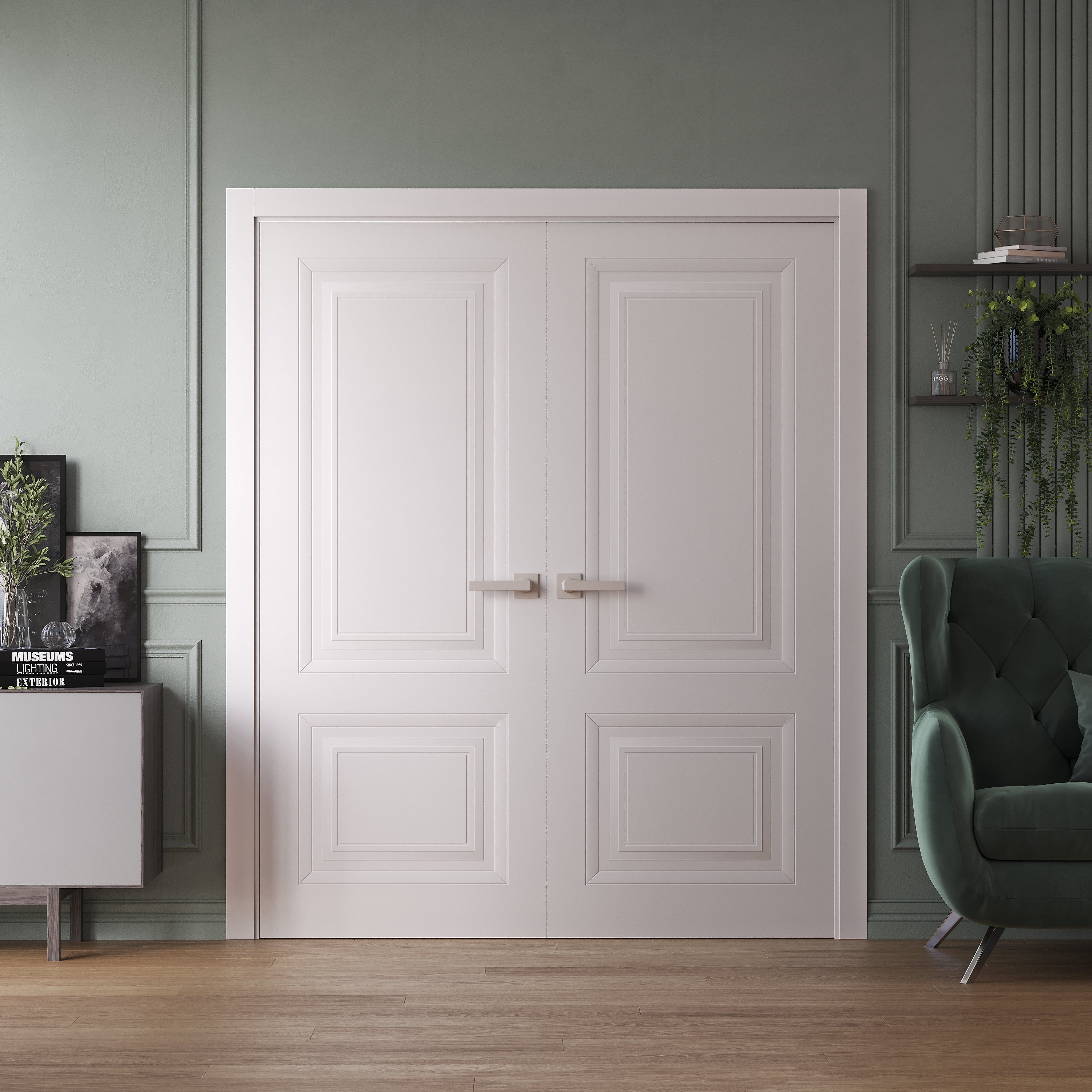 Basic 9422 Double French Swing door view 2