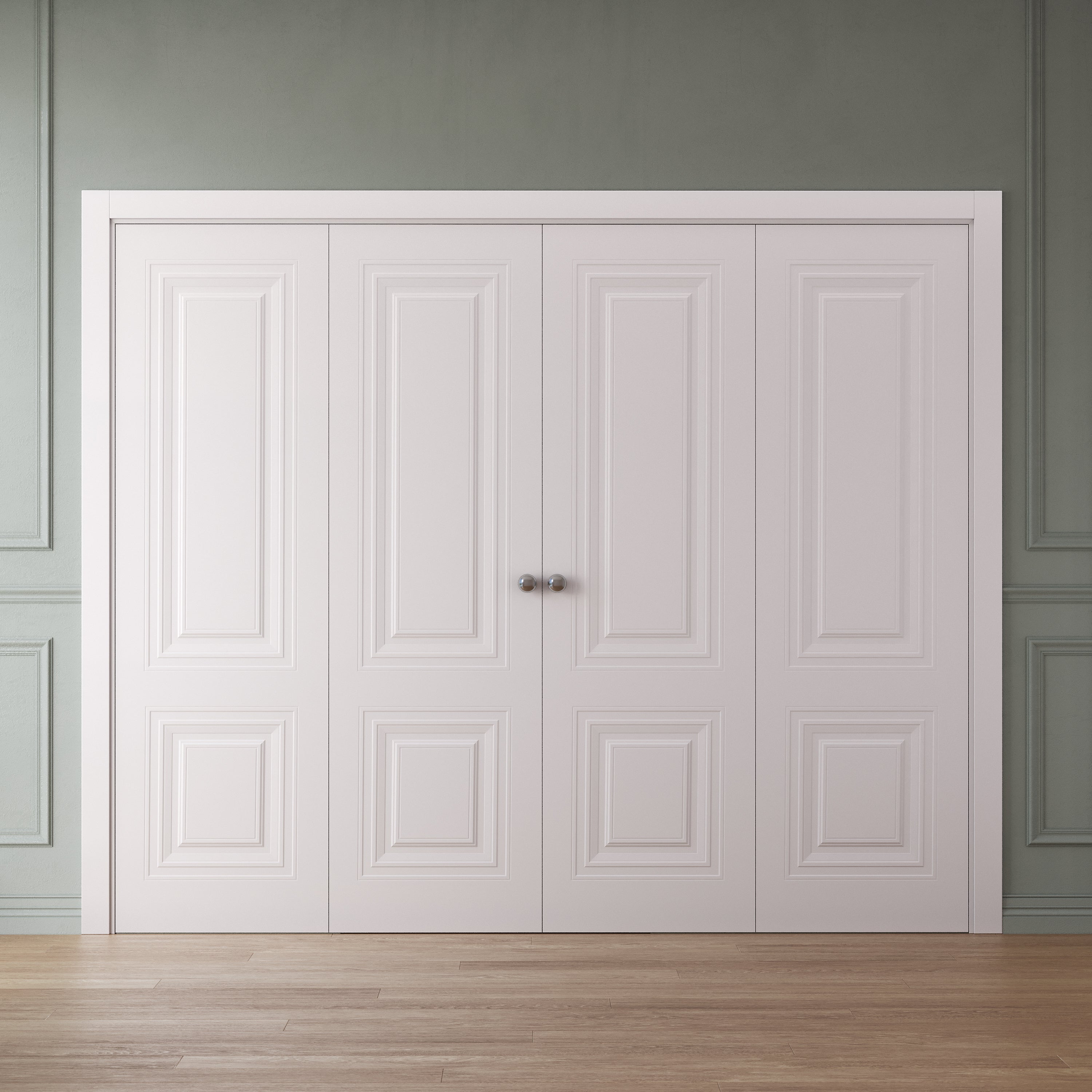 Basic 9772 Double Bi-Fold door view 2