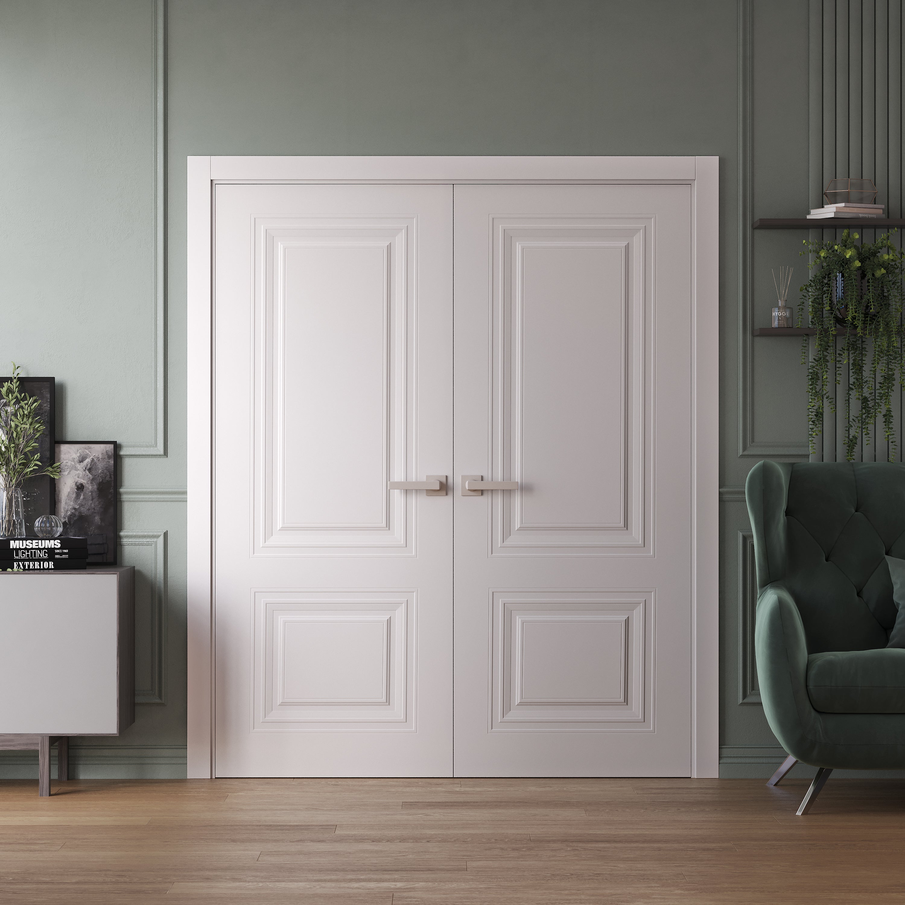 Basic 9772 Double French Swing door view 2