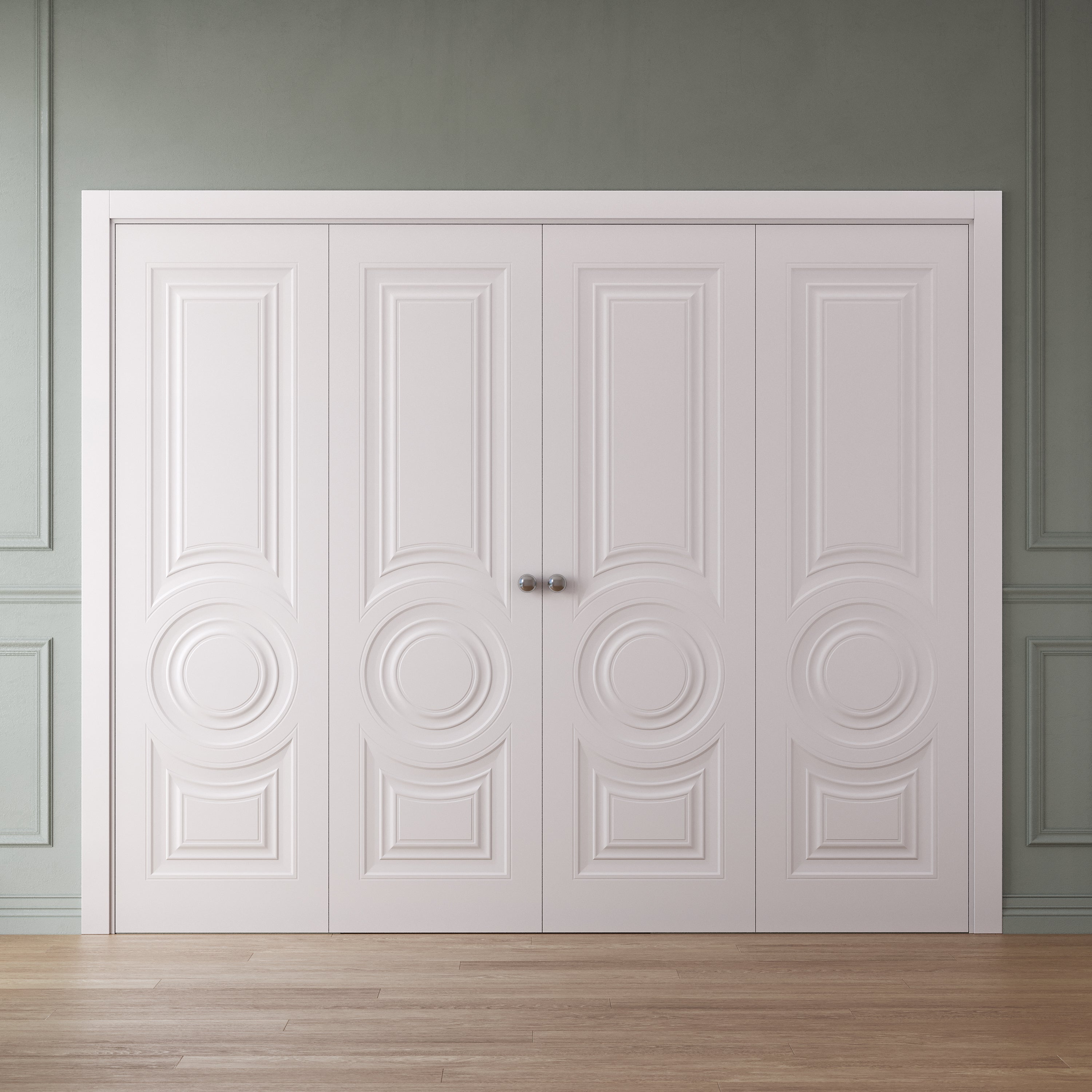 Basic 9801 Double Bi-Fold door view 2