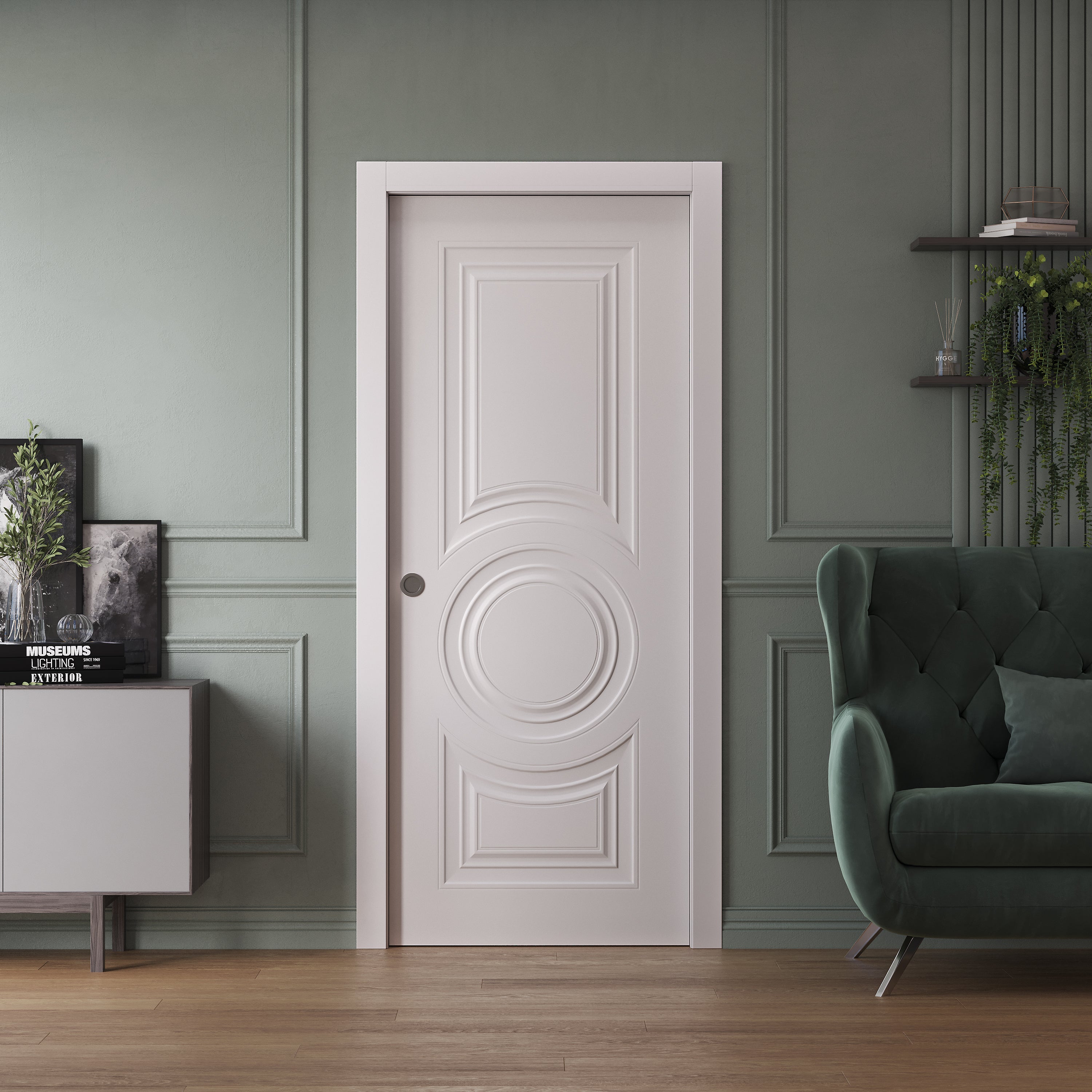 Basic 9801 Pocket door view 2