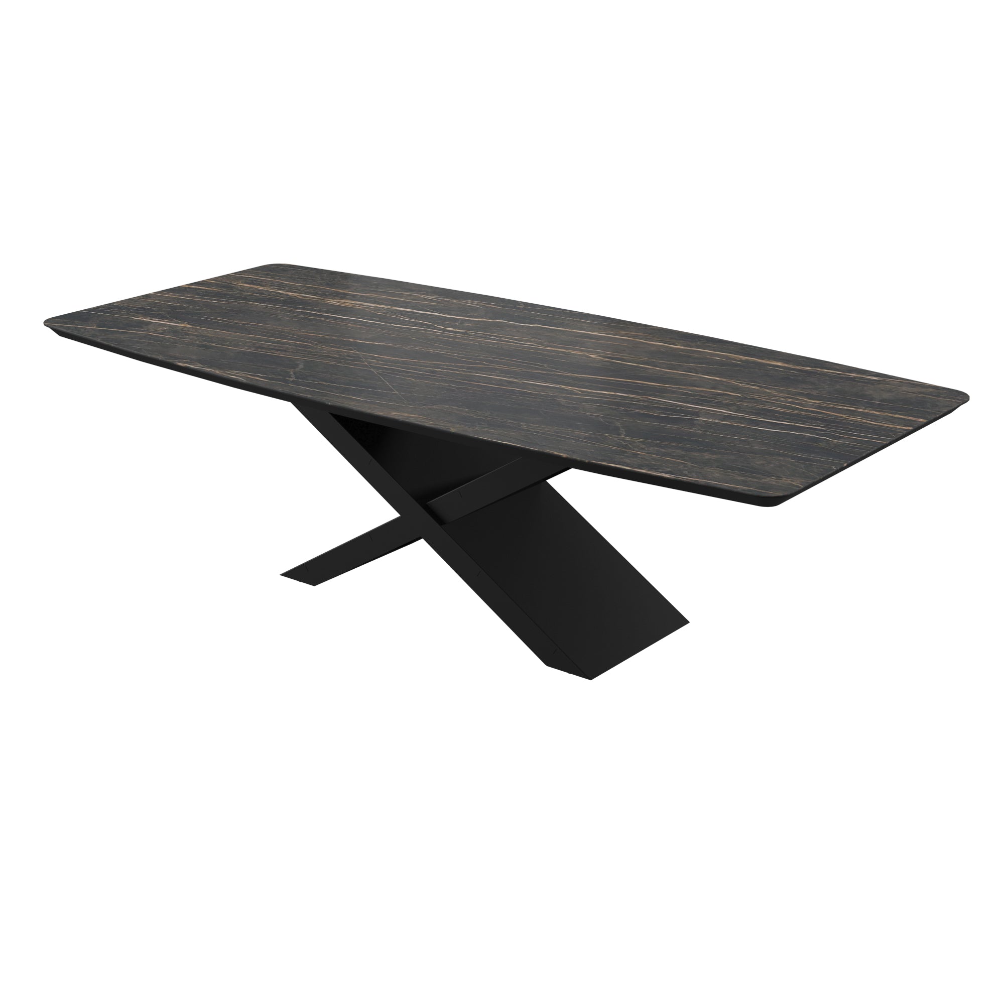 test table Laminam Naturali Noir Desir