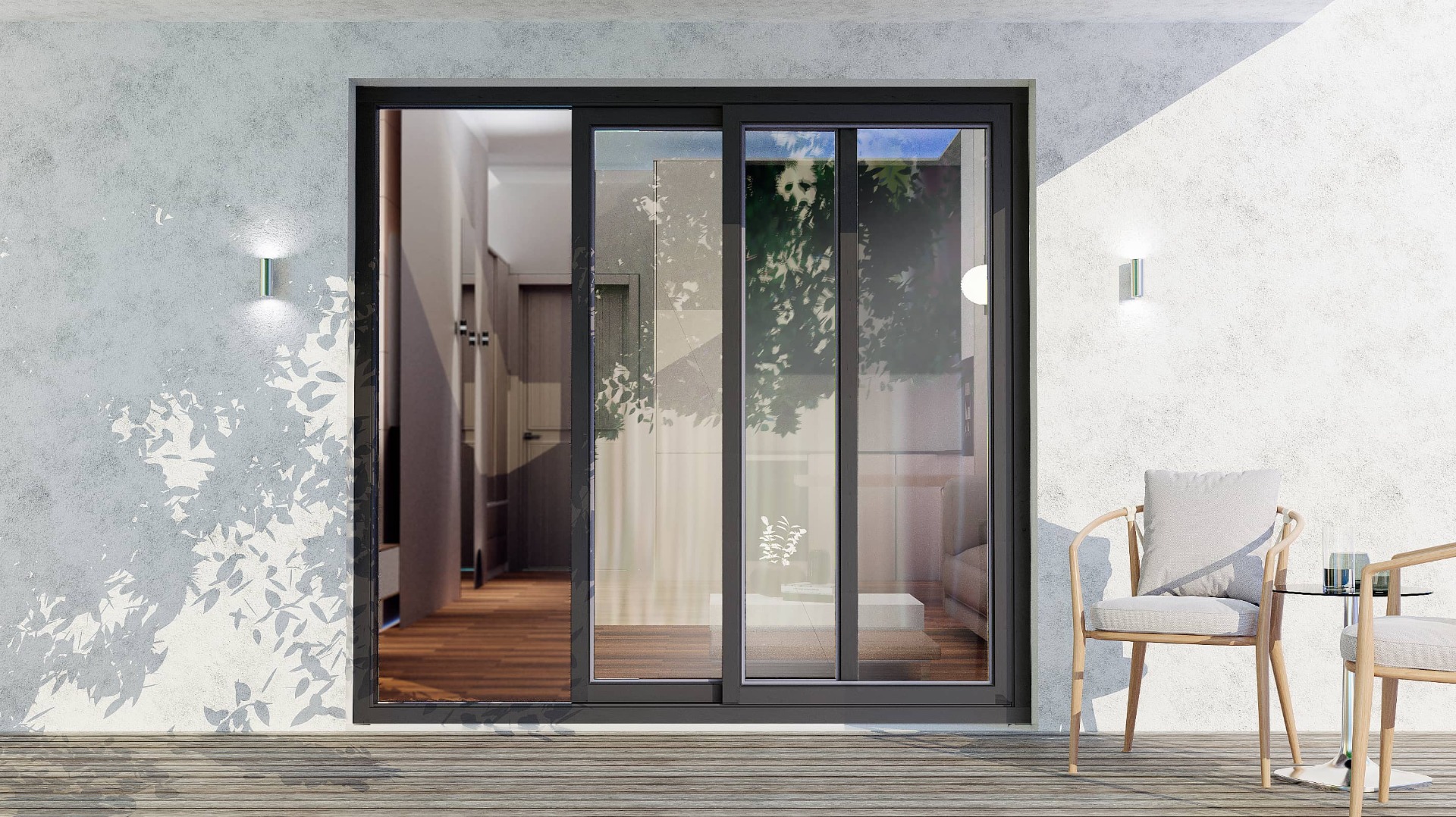 Patio 8166 Exterior Patio door view 3