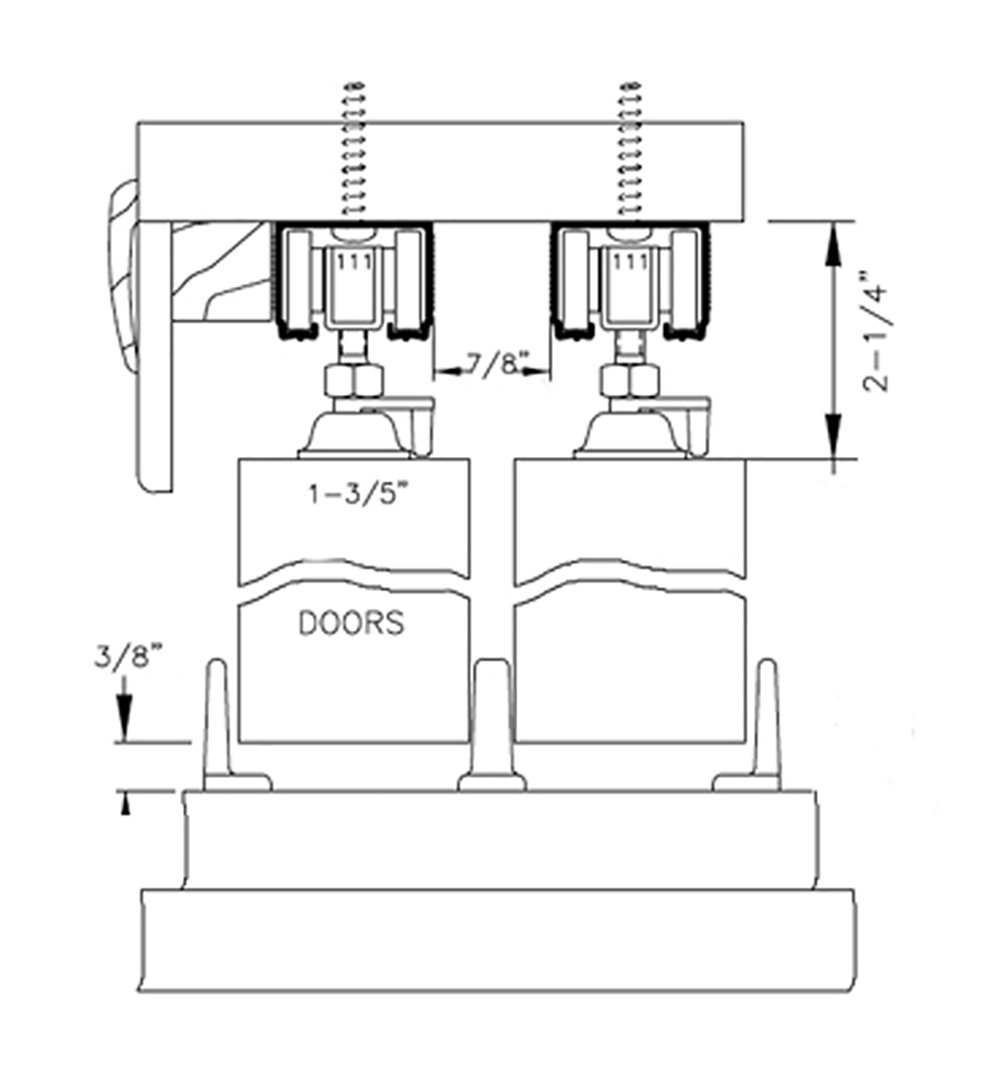 Model 4117 Bypass door view 4
