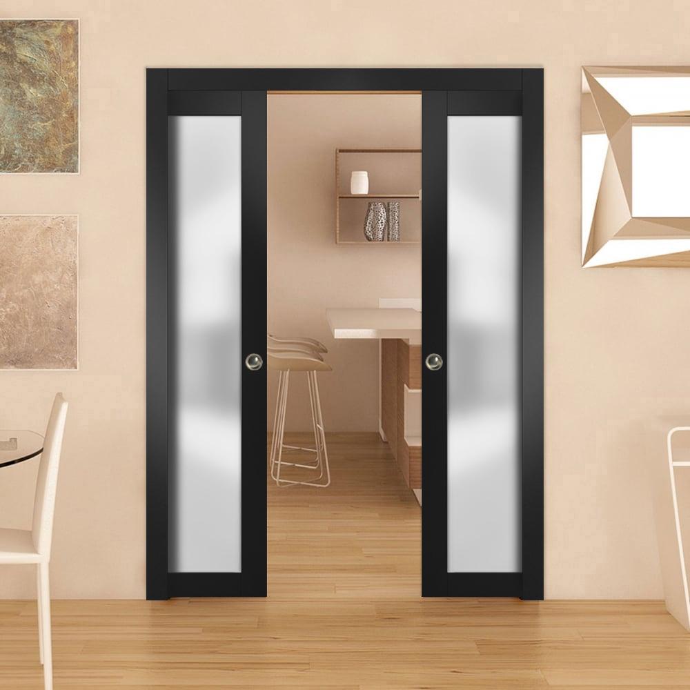 Planum 2102 Double Pocket door view 2