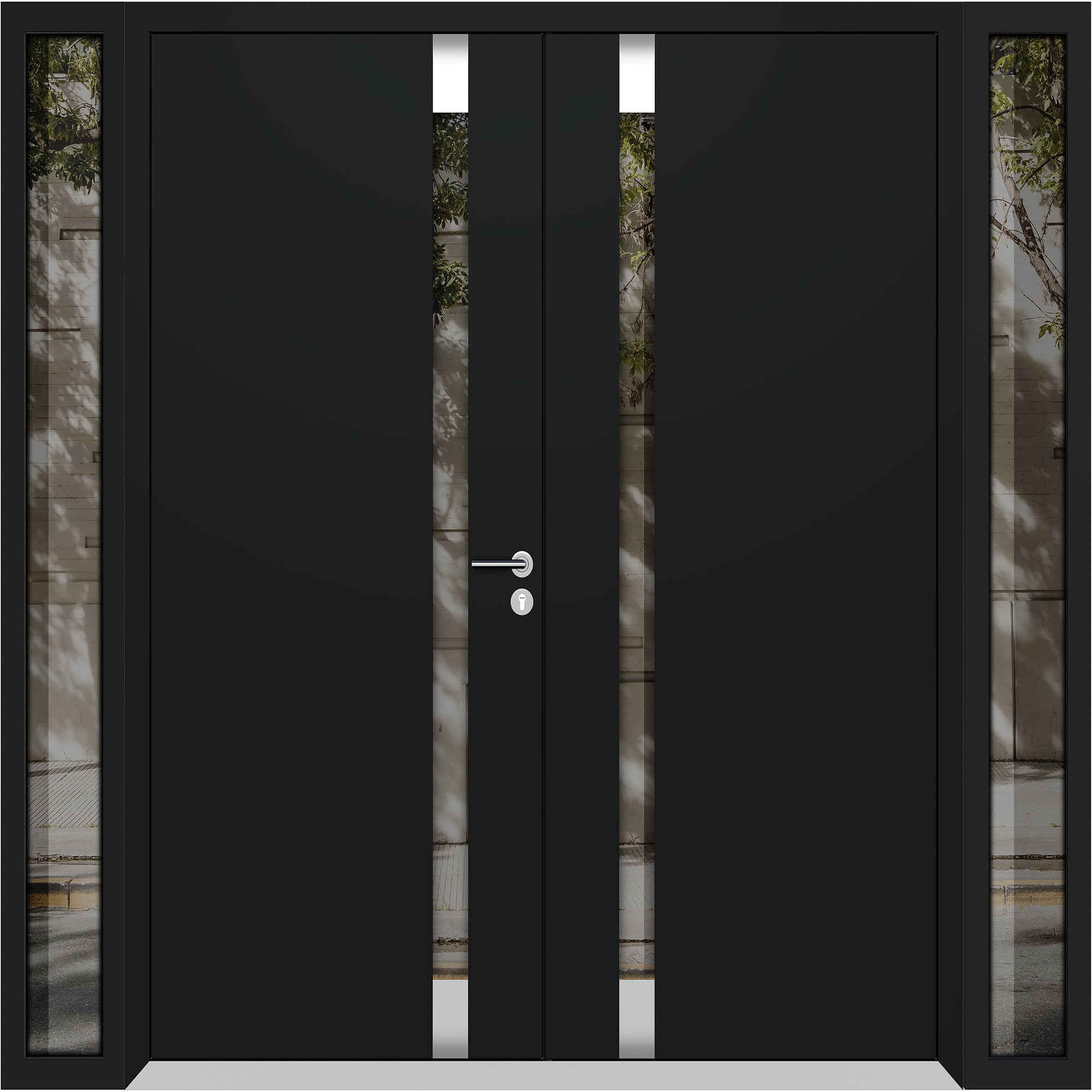 Cynex 6777 Exterior Aluminum Double door — Doors Near Me, Los Angeles