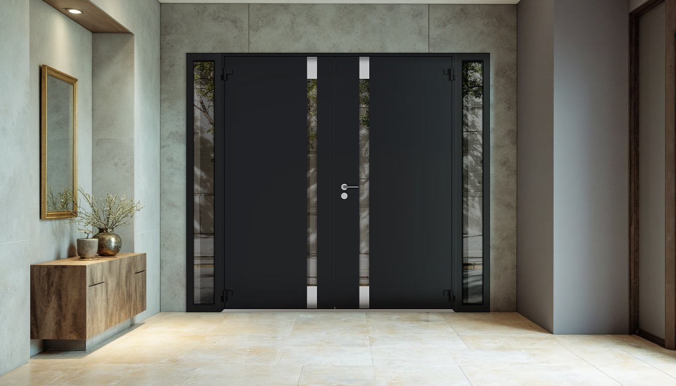 Cynex 6777 Exterior Aluminum Double door view 4