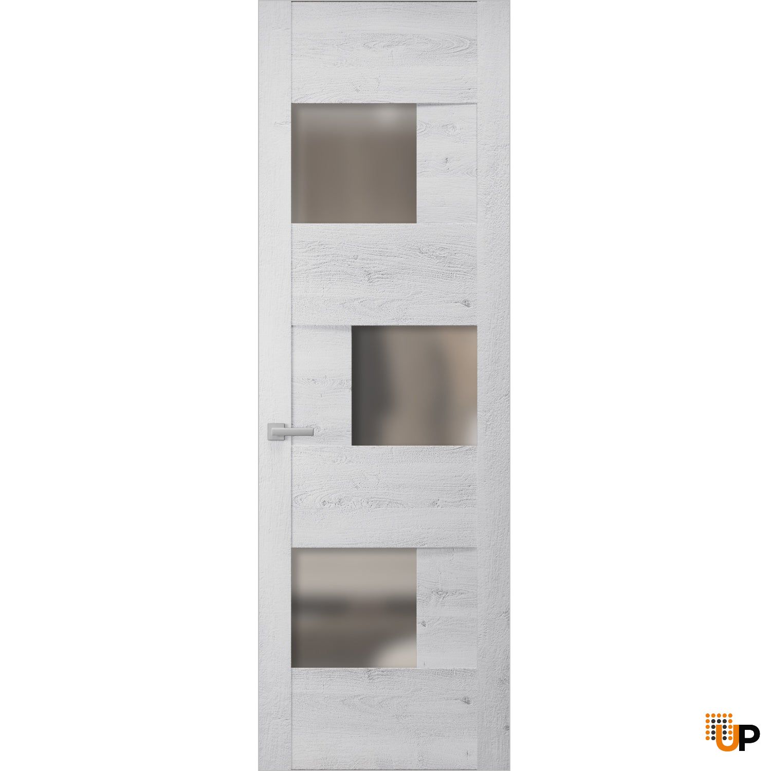 Hidden Door | Sete 6933 Nordic White Concealed Metal Frame 18" x 80" Right-hand Inswing photo#1