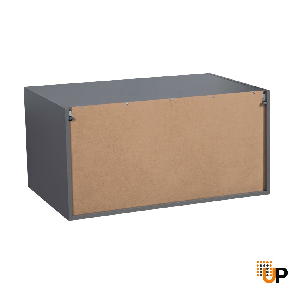 24" x 15" Wall Cabinet-Double Door-Grey photo#2