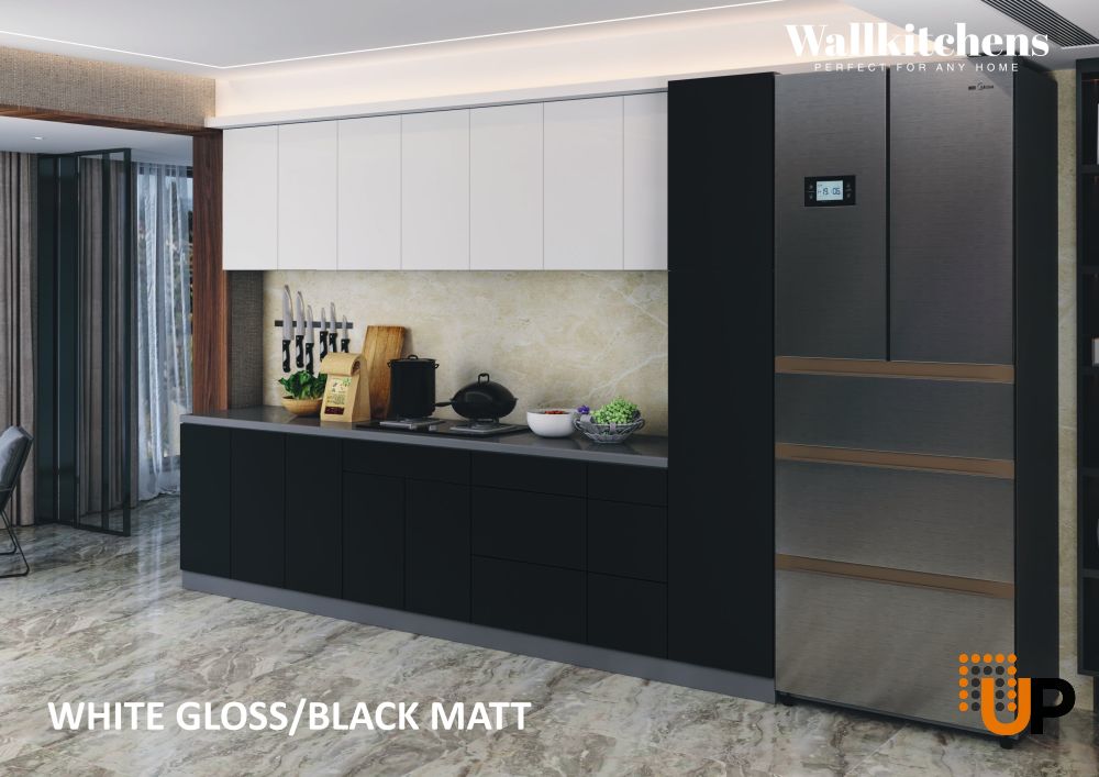 Kitchen Metropolitan Collection Black & White Gloss Color Base Size 11Ft Wide photo#3