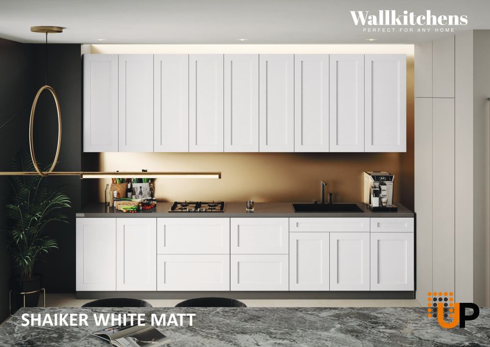 Kitchen Elite Epicure Collection White Matte Color Base Size 11Ft Wide photo#3