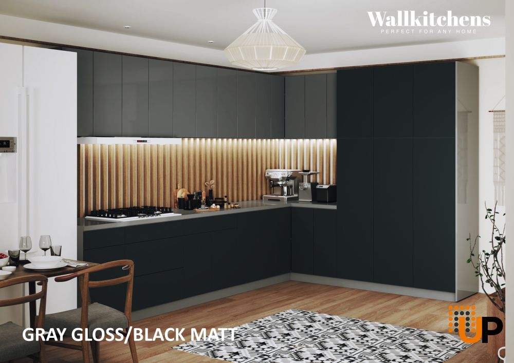 Kitchen Timeless Collection Black & Gray Color Base Size 12Ft Wide photo#3