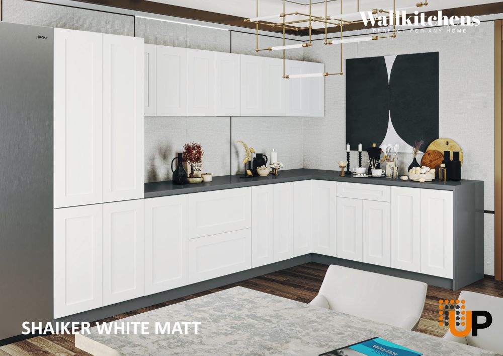 Kitchen Prestige Collection White Matte Color Base Size 11Ft Wide photo#3