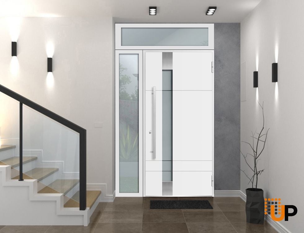 Metal Top Lite for Entry Door White-38" x 16" photo#4