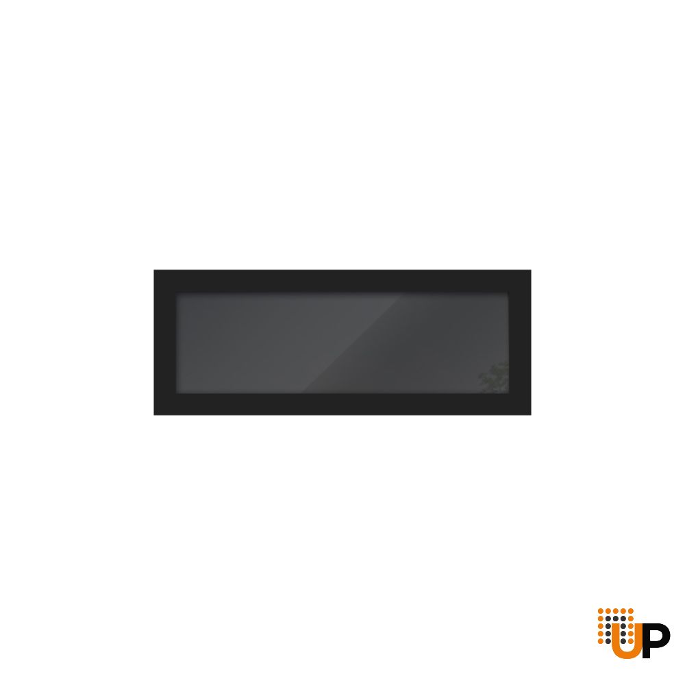 Metal Top Lite for Entry Door Black-38" x 16" photo#1