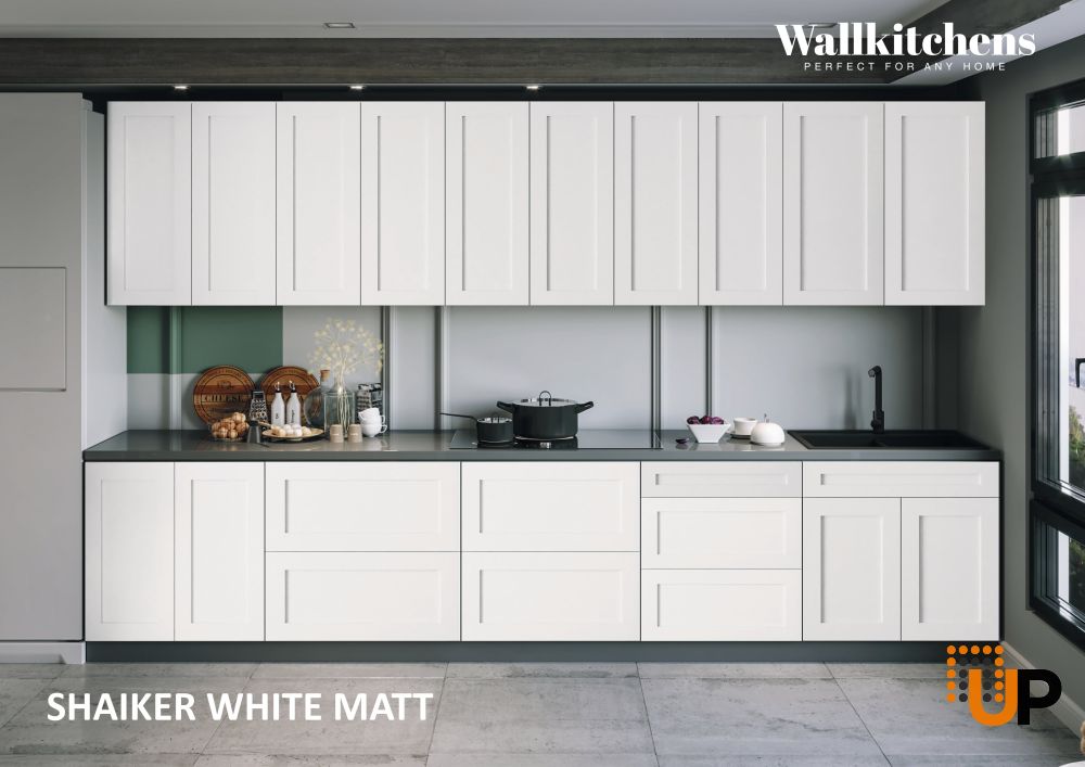 Kitchen Signature Collection White Matte Color Base Size 13Ft Wide photo#3